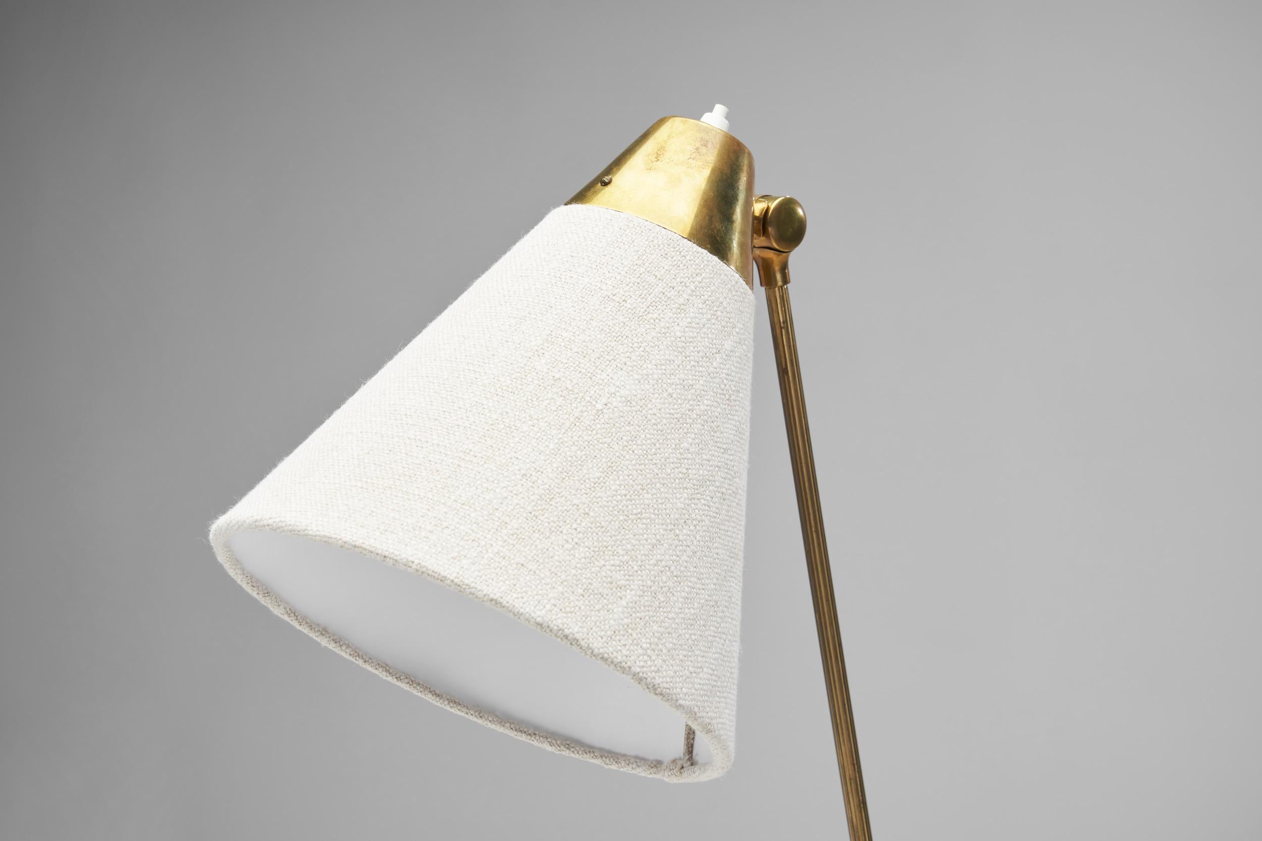 Hans Bergström Floor Lamp for Ateljé Lyktan, Sweden 1950s 3