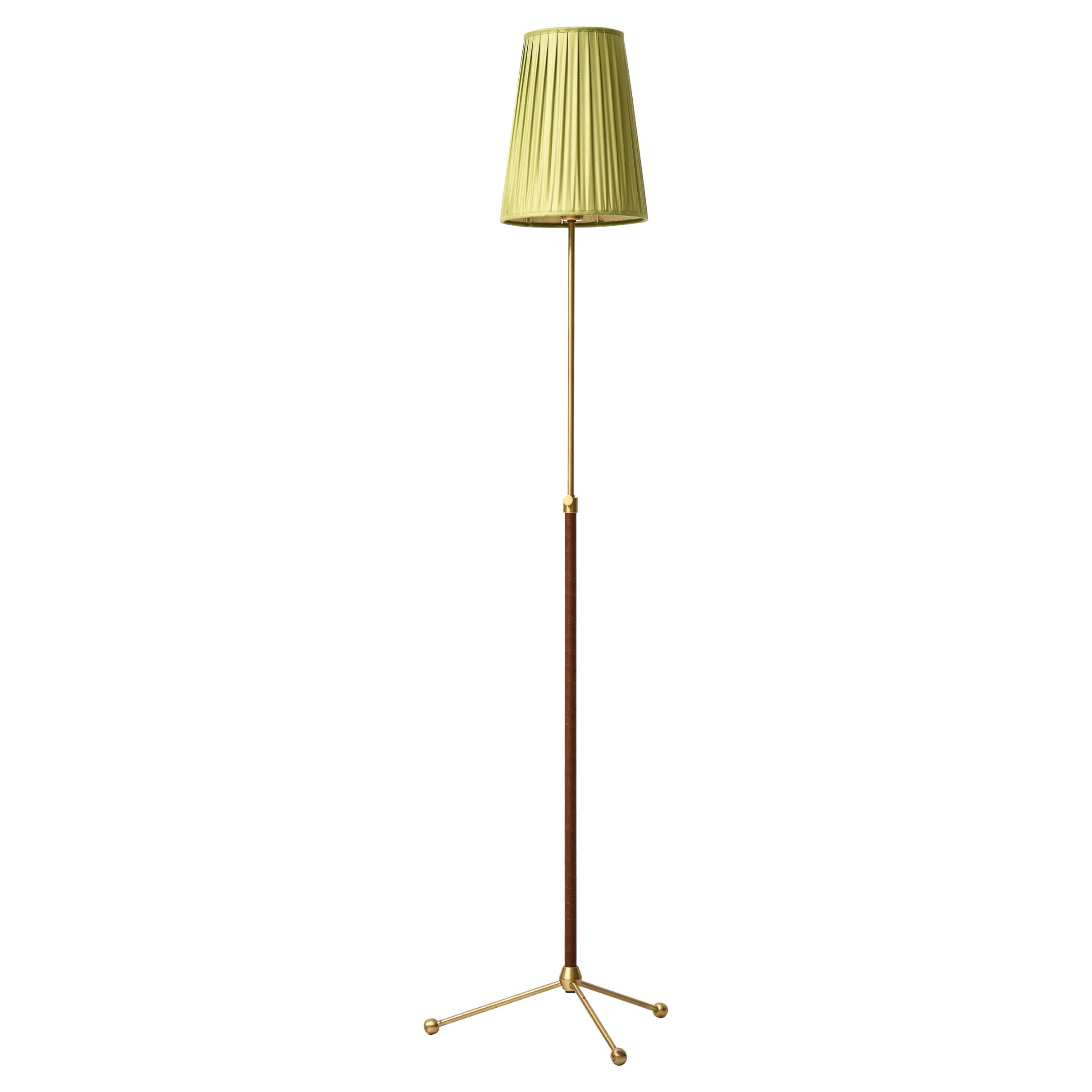 Hans Bergström Floor Lamp Model 544 Produced by Ateljé Lyktan in Åhus, Sweden