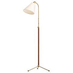 Hans Bergström Floor Lamp Model 545 by Ateljé Lyktan in Åhus, Sweden