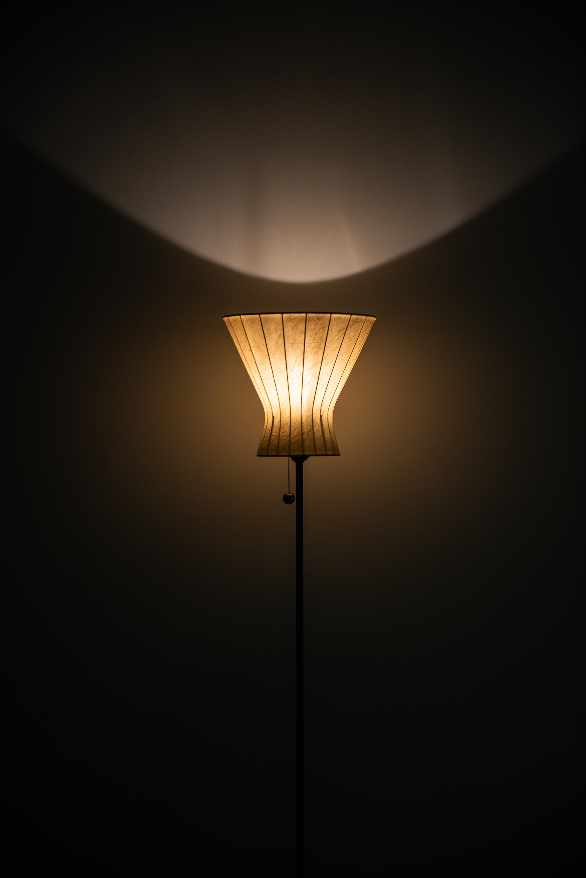 Brass Hans Bergström Floor Lamp Model No 563 by Ateljé Lyktan in Sweden For Sale