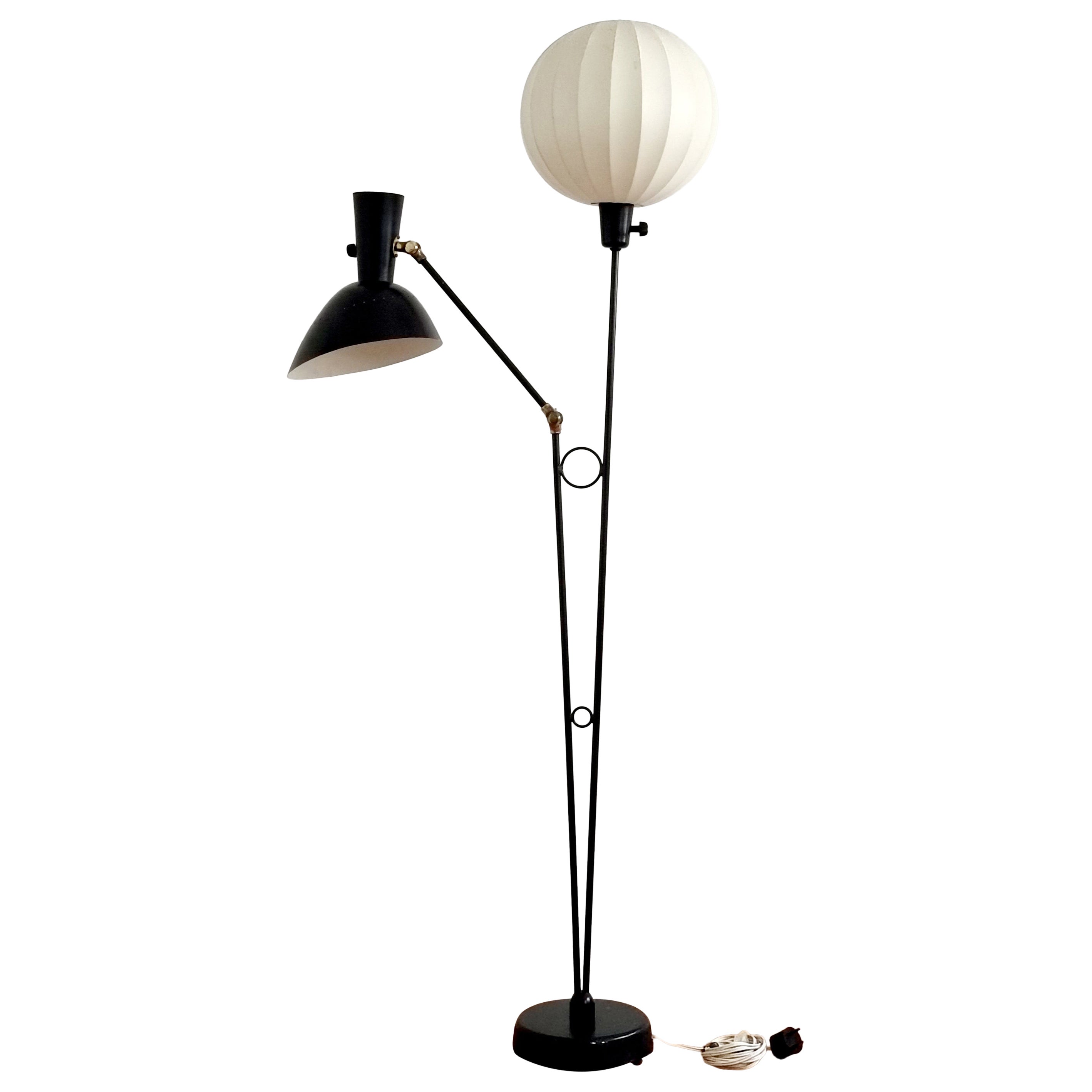 Hans Bergström, Floor Lamp, Scandinavian Modern / Midcentury Modern