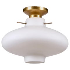 Hans Bergström Flush Mount Light, Sweden, 1950s