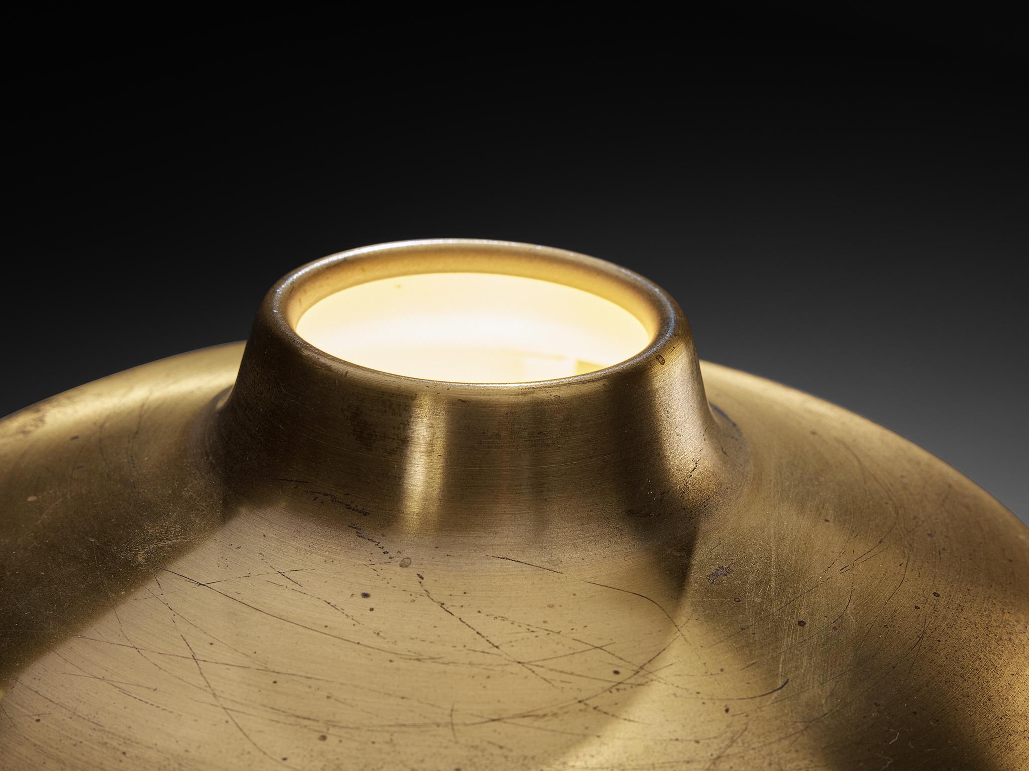 Hans Bergström for ASEA Table Lamp in Mahogany and Brass In condizioni buone in vendita a Waalwijk, NL