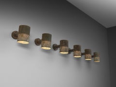 Hans Bergström for Ateljé Lyktan '1040/1070-U' Wall Lights in Copper