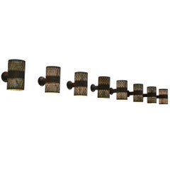 Hans Bergström for Ateljé Lyktan '1040 U' Wall Lights in Patinated Copper