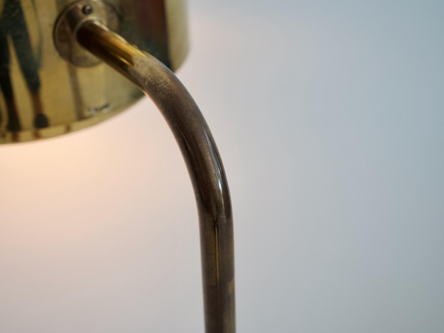 Hans Bergstrom for Atelje Lyktan Brass Floor Lamp 3