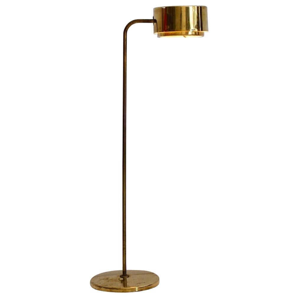 Hans Bergstrom for Atelje Lyktan Brass Floor Lamp