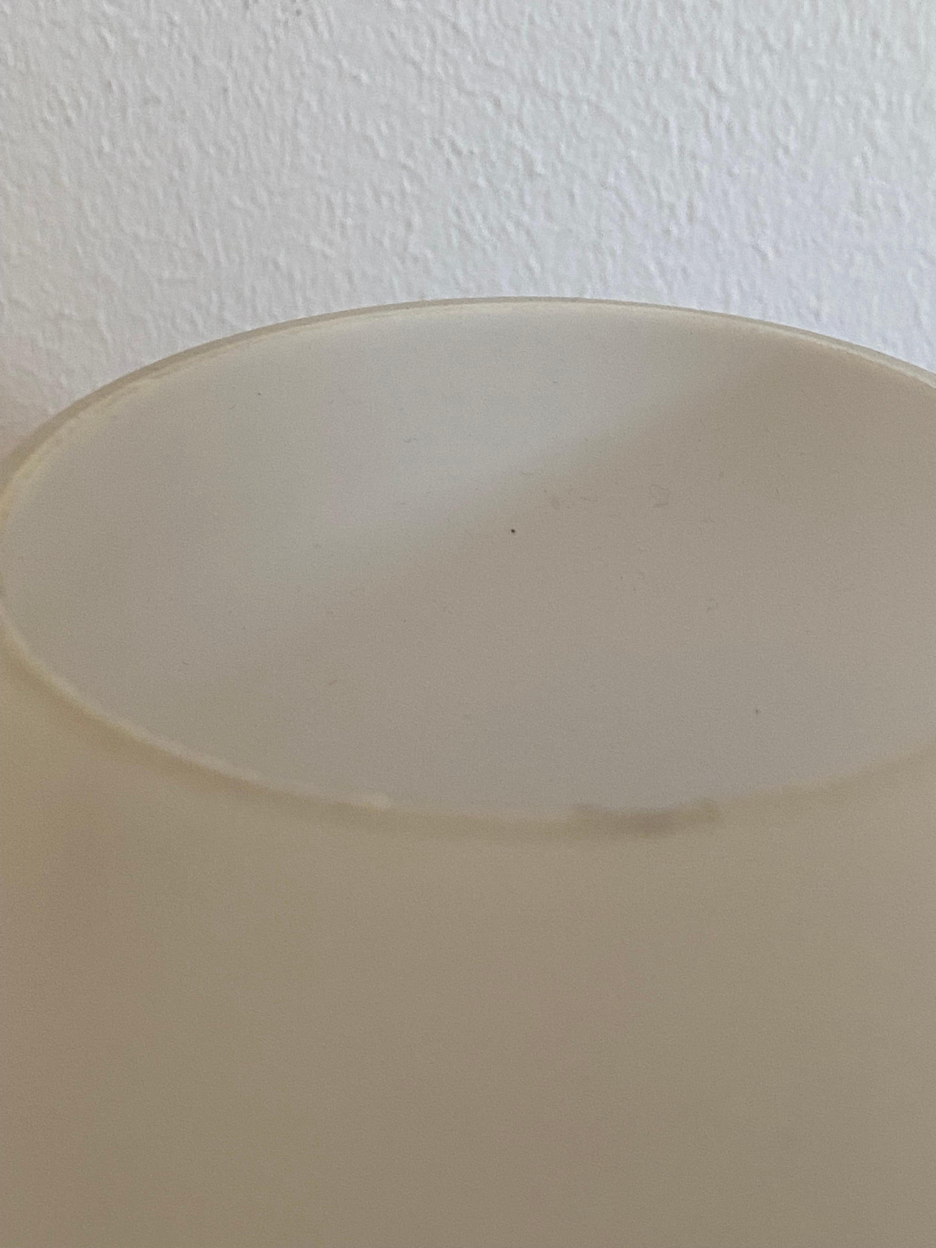 Scandinavian Modern Hans Bergström for Ateljé Lyktan, Wall Light, Brass, Milk Glass, Sweden 1950s
