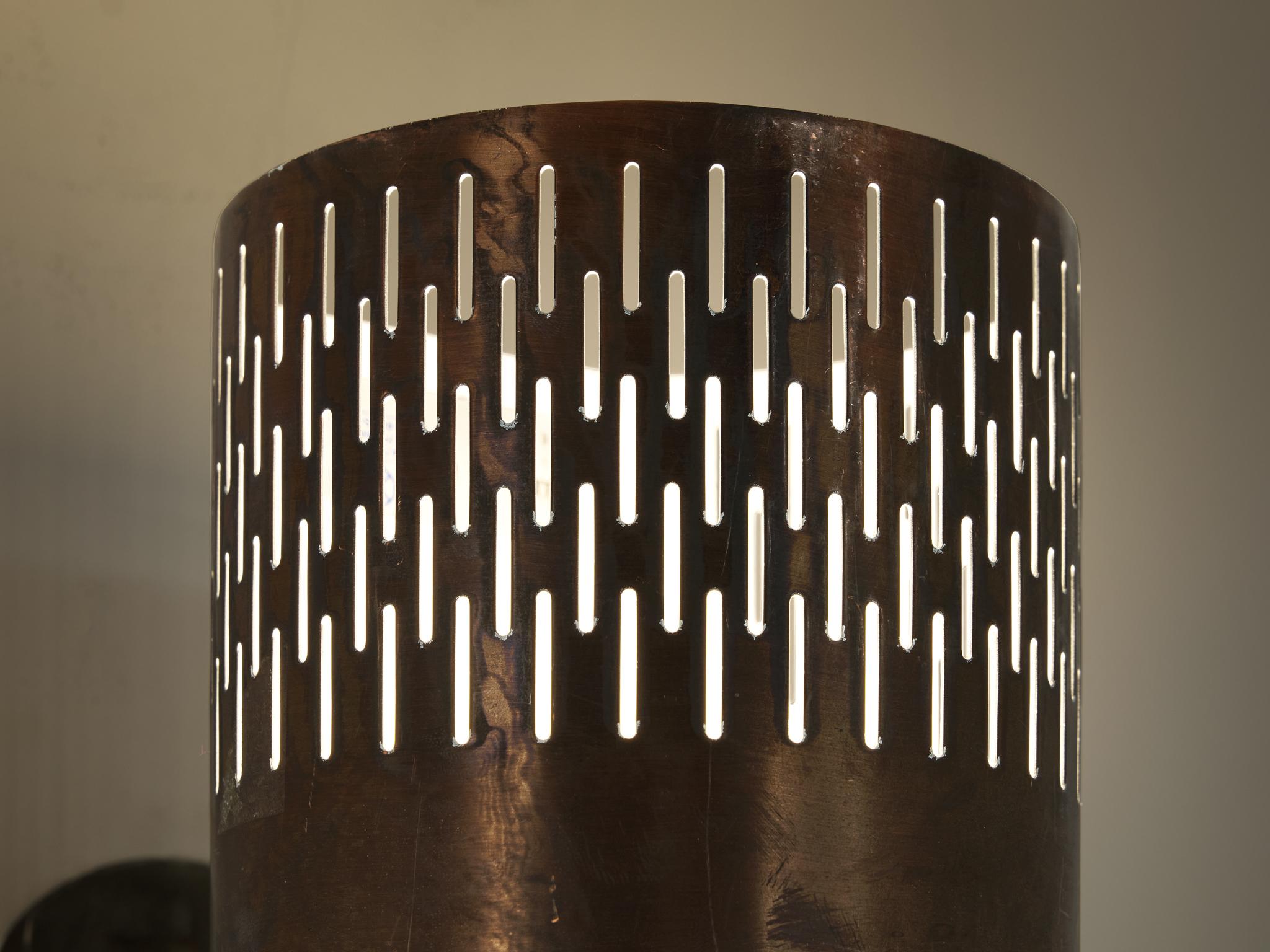 Scandinavian Modern Hans Bergström for Atelje Lyktan Wall Light in Copper