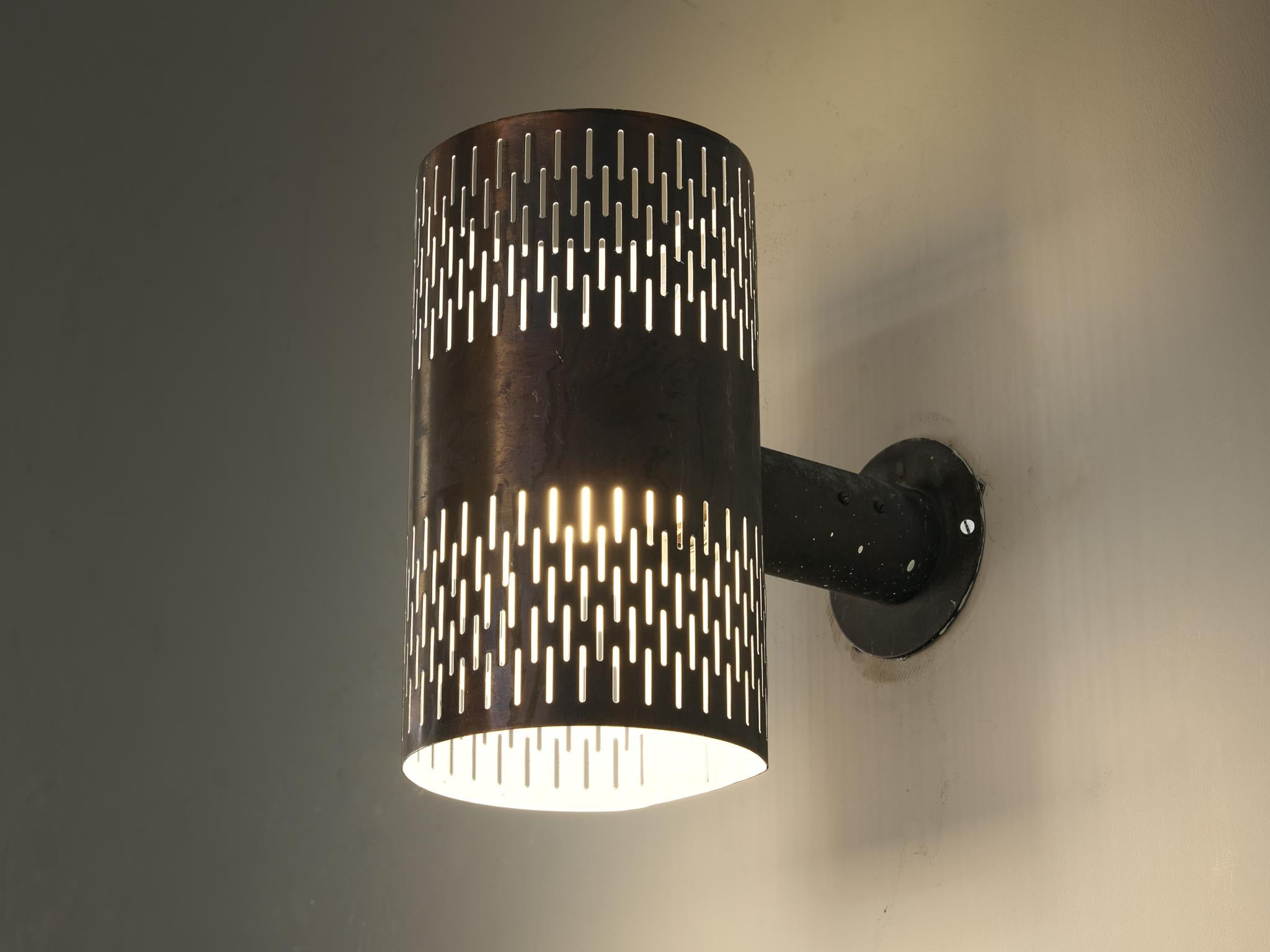 Hans Bergström for Atelje Lyktan Wall Light in Copper 1