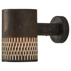 Hans Bergström for Atelje Lyktan Wall Light in Copper