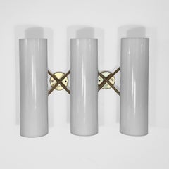 Hans Bergström mid century modernist wall lamp, Ateljé Lyktan, Sweden, 1950s