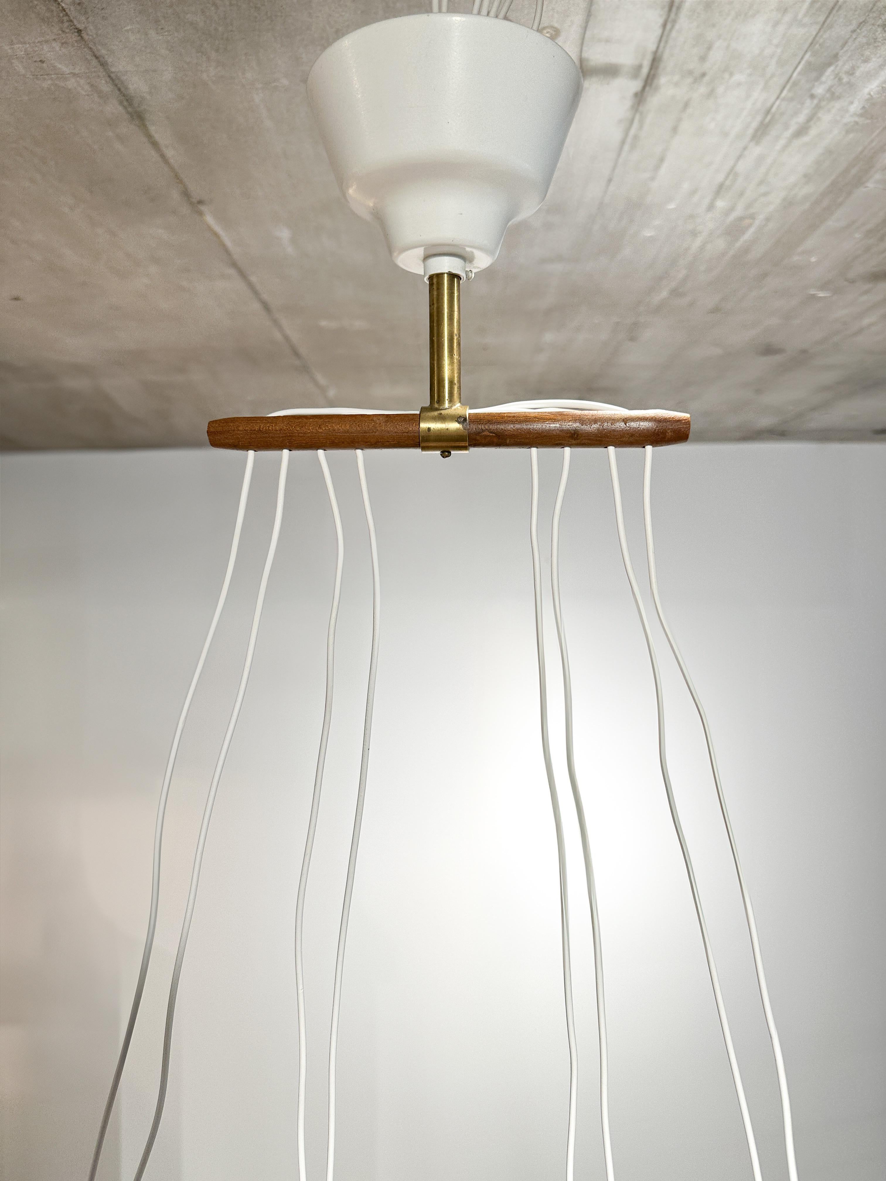 Hans Bergström Lights Light Ateljé Lyktan Suède Modèle 189 Forme organique 1955 en vente 4
