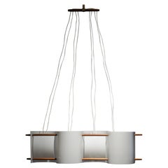 Hans Bergström Pendant Light Ateljé Lyktan Sweden Model 189 Organic Shape 1955