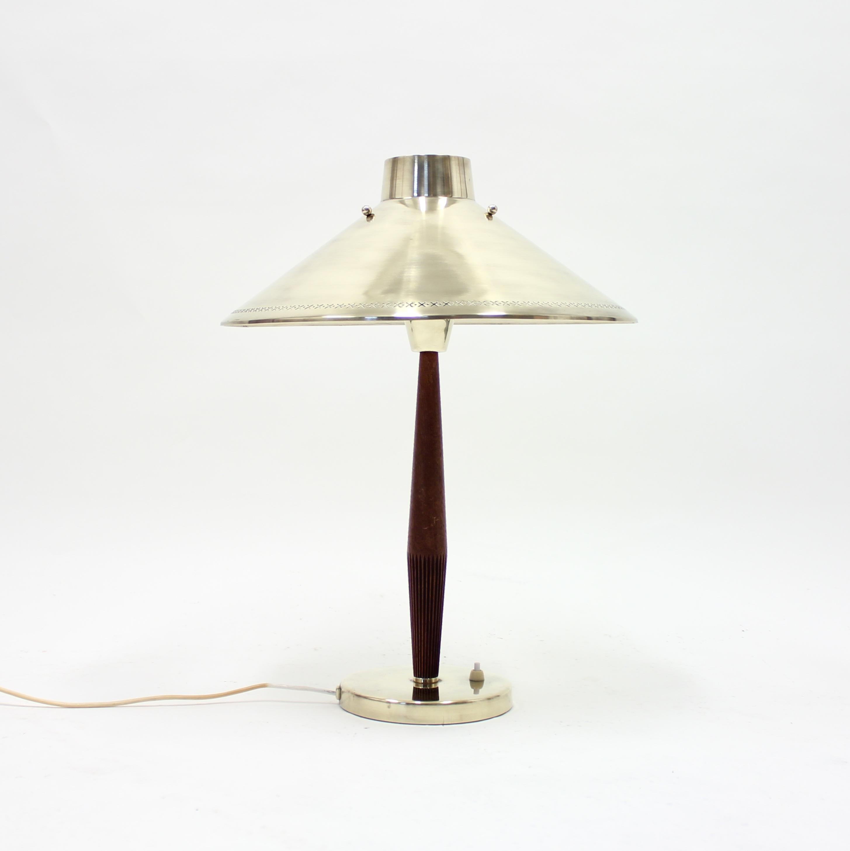 Scandinavian Modern Hans Bergström, Table Lamp, ASEA, 1950s