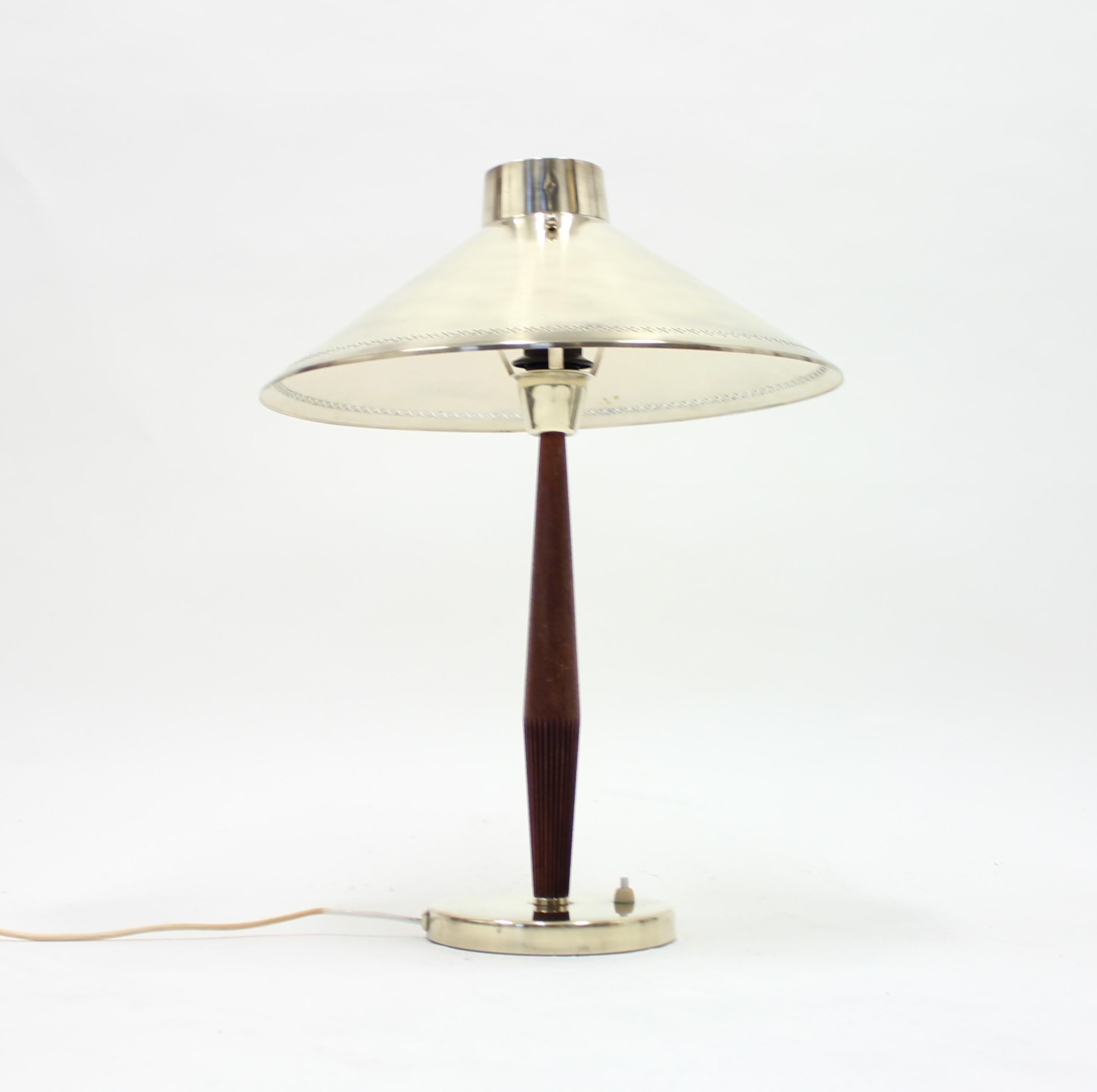Brass Hans Bergström, Table Lamp, ASEA, 1950s