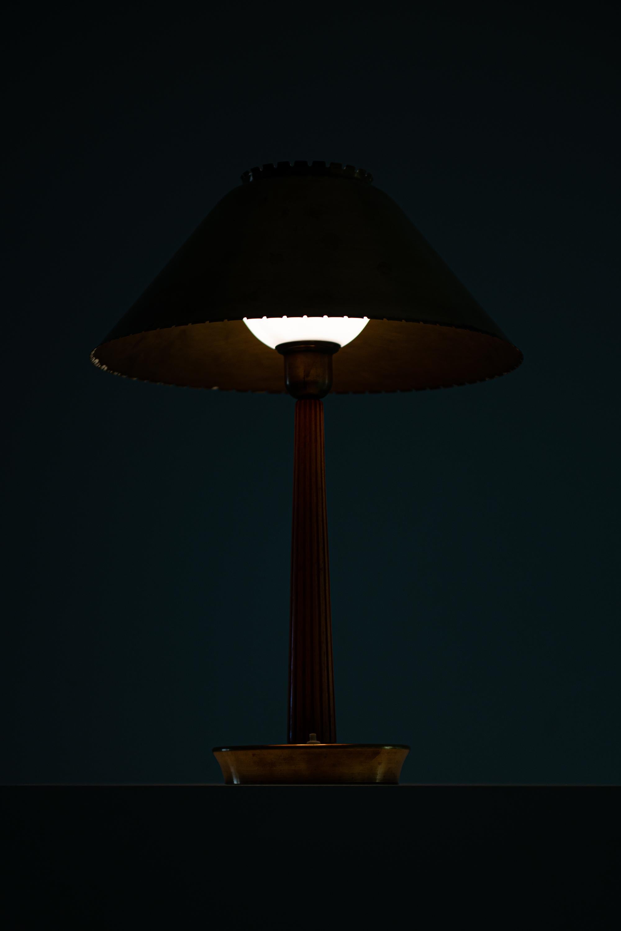 Mid-20th Century Hans Bergström Table Lamp Produced by ASEA in Sweden