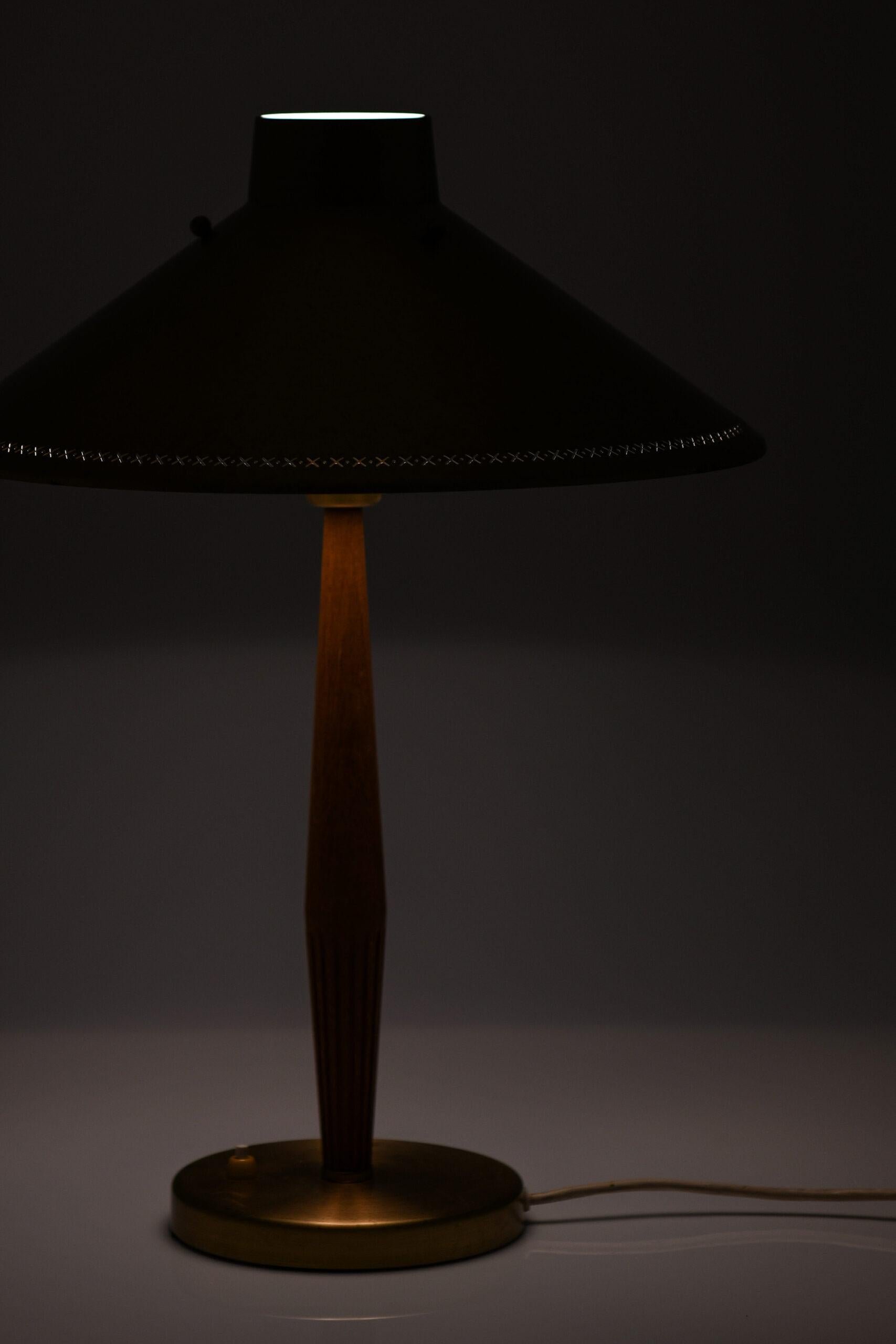 Mid-20th Century Hans Bergström Table Lamp Produced by ASEA in Sweden For Sale