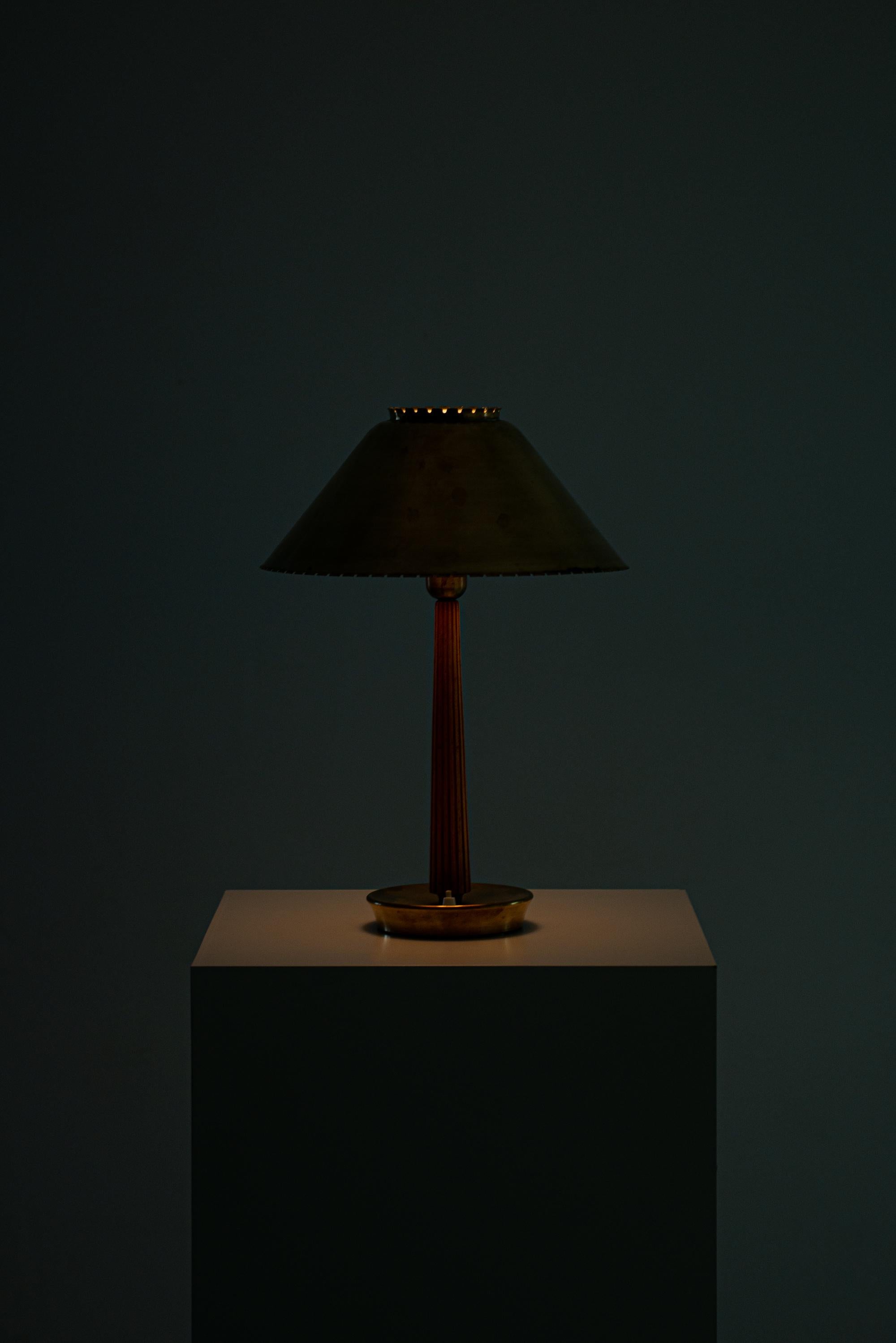 Brass Hans Bergström Table Lamp Produced by ASEA in Sweden