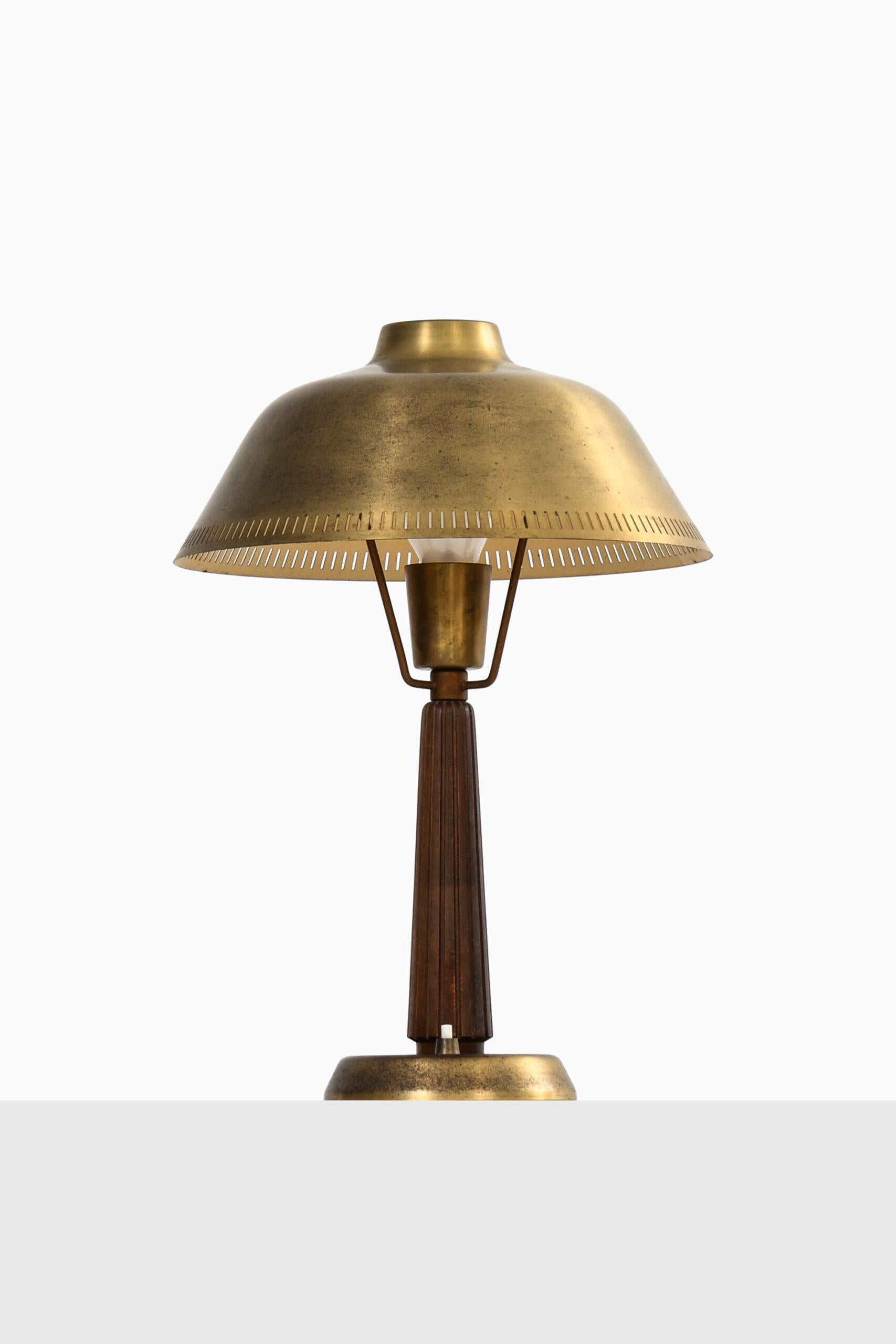 Brass Hans Bergström Table Lamp Produced by ASEA in Sweden For Sale