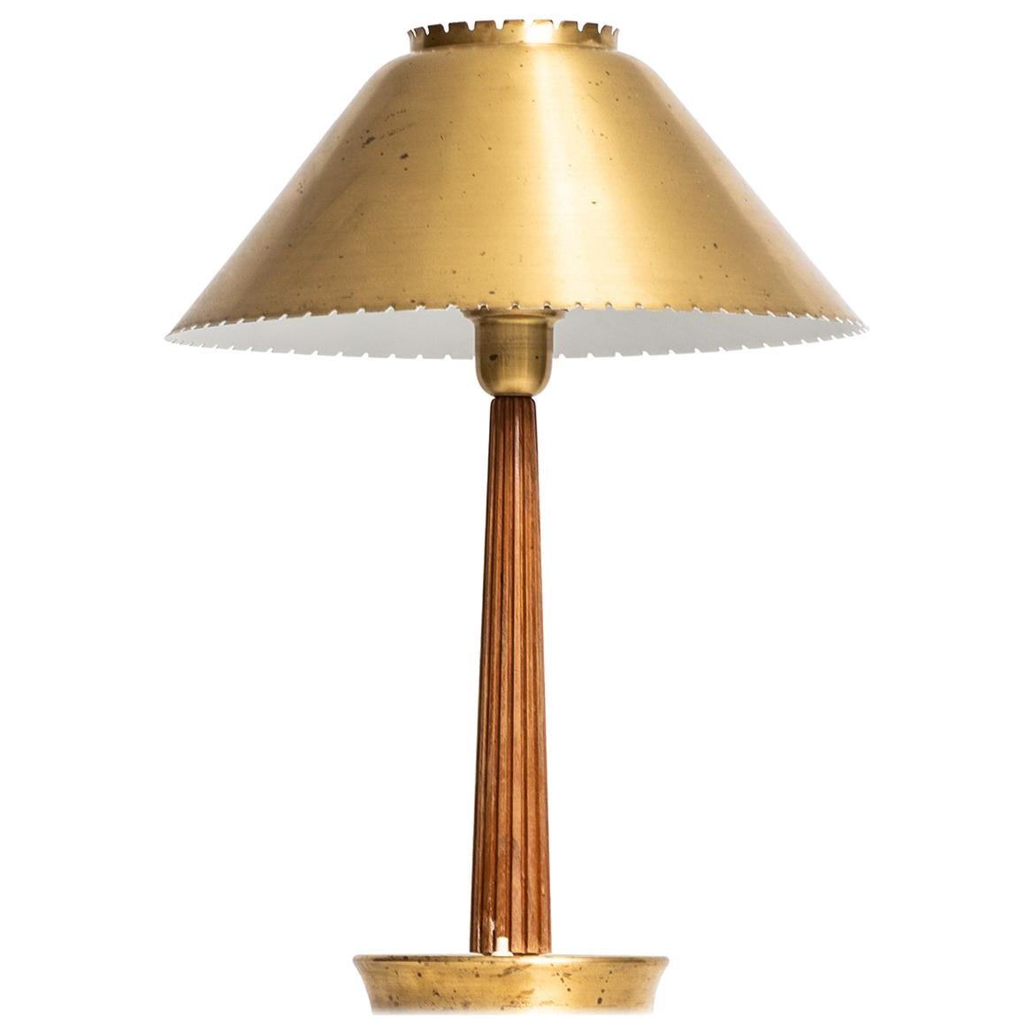Hans Bergström table lamp produced by ASEA in Sweden For Sale