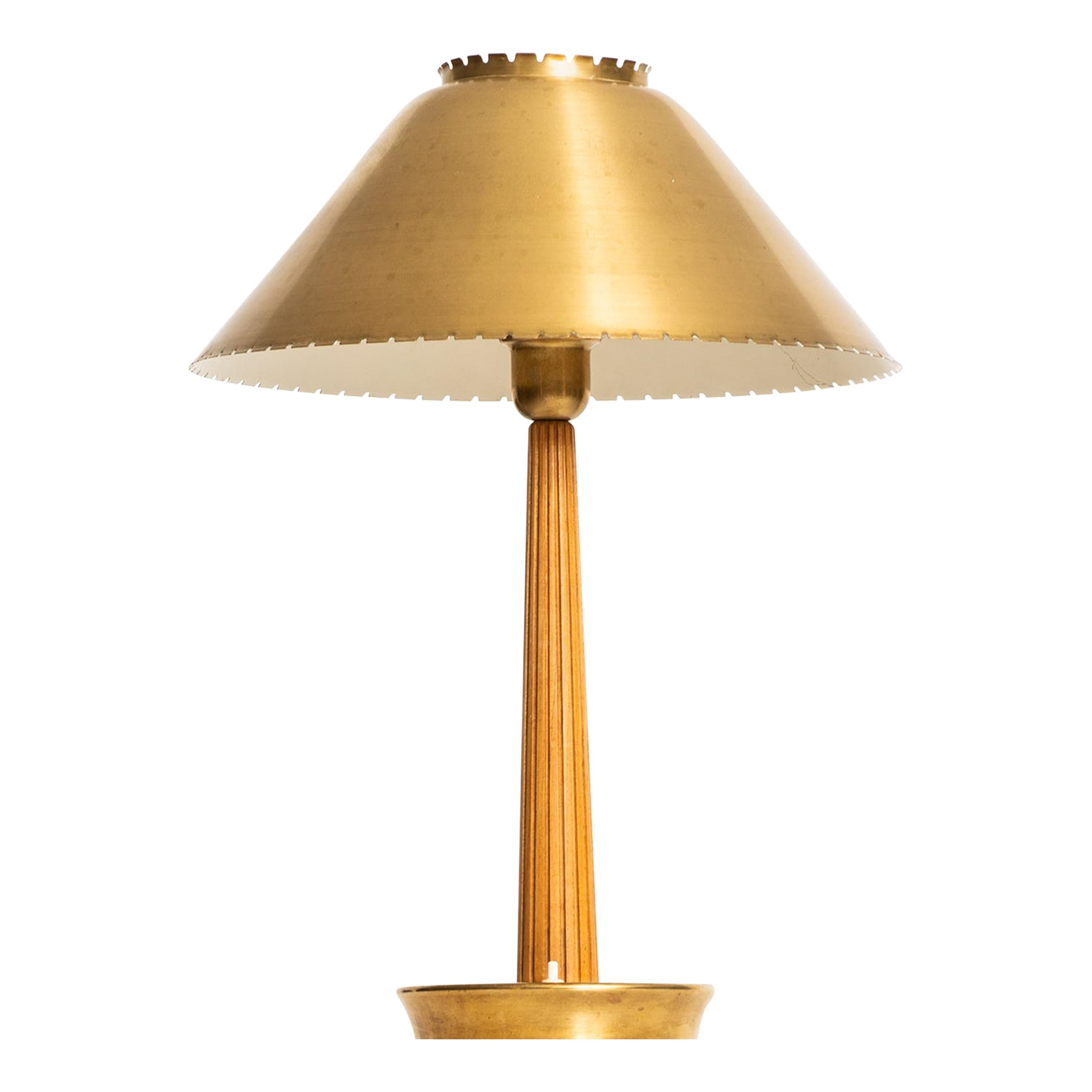 Hans Bergström Table Lamp Produced by ASEA in Sweden For Sale