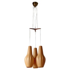 Hans Bergström Triple Cocoon Pendant, 1950s