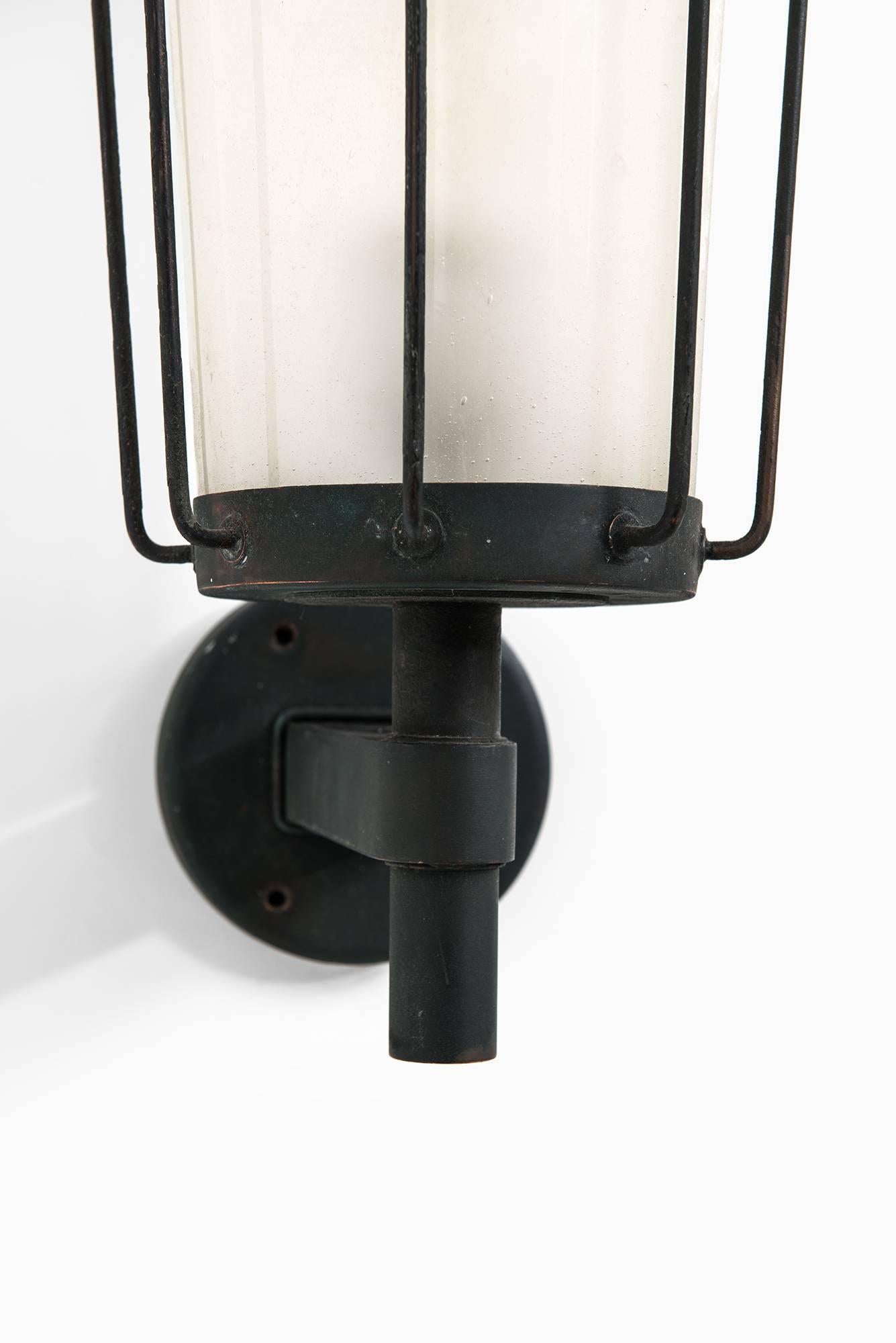 Swedish Hans Bergström Wall Lamp Model 1012 by Ateljé Lyktan in Sweden