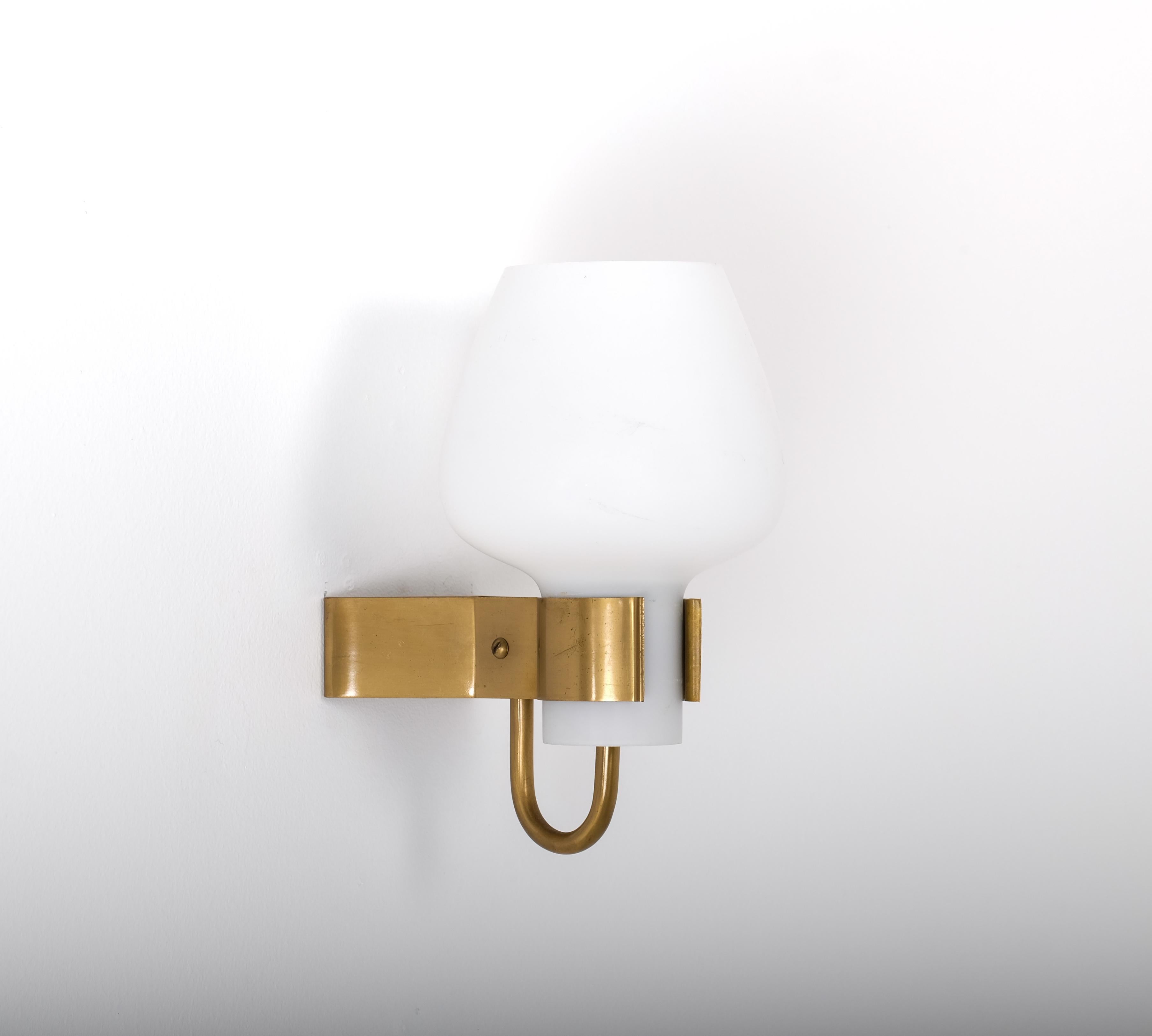 Lámpara de pared Hans Bergström Model 397, años 50 Sueco en venta