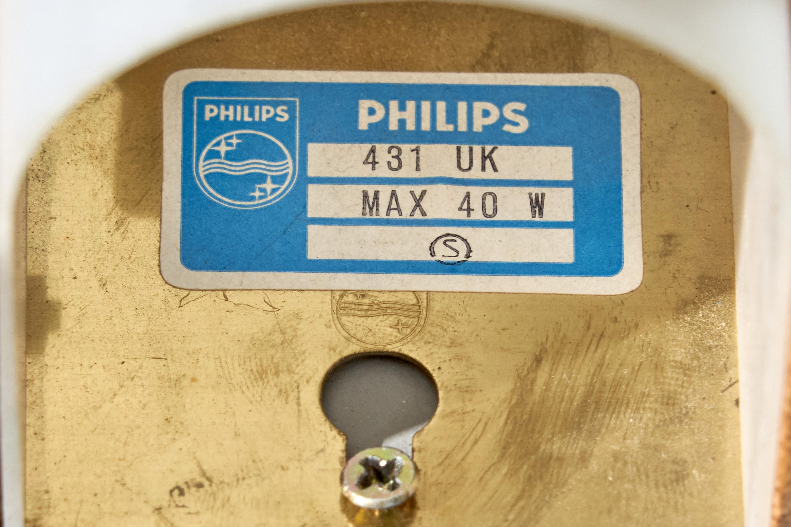 Mid-20th Century Hans Bergström, Wall Light, Wood, Brass, Acrylic, Sweden, 1950s For Sale