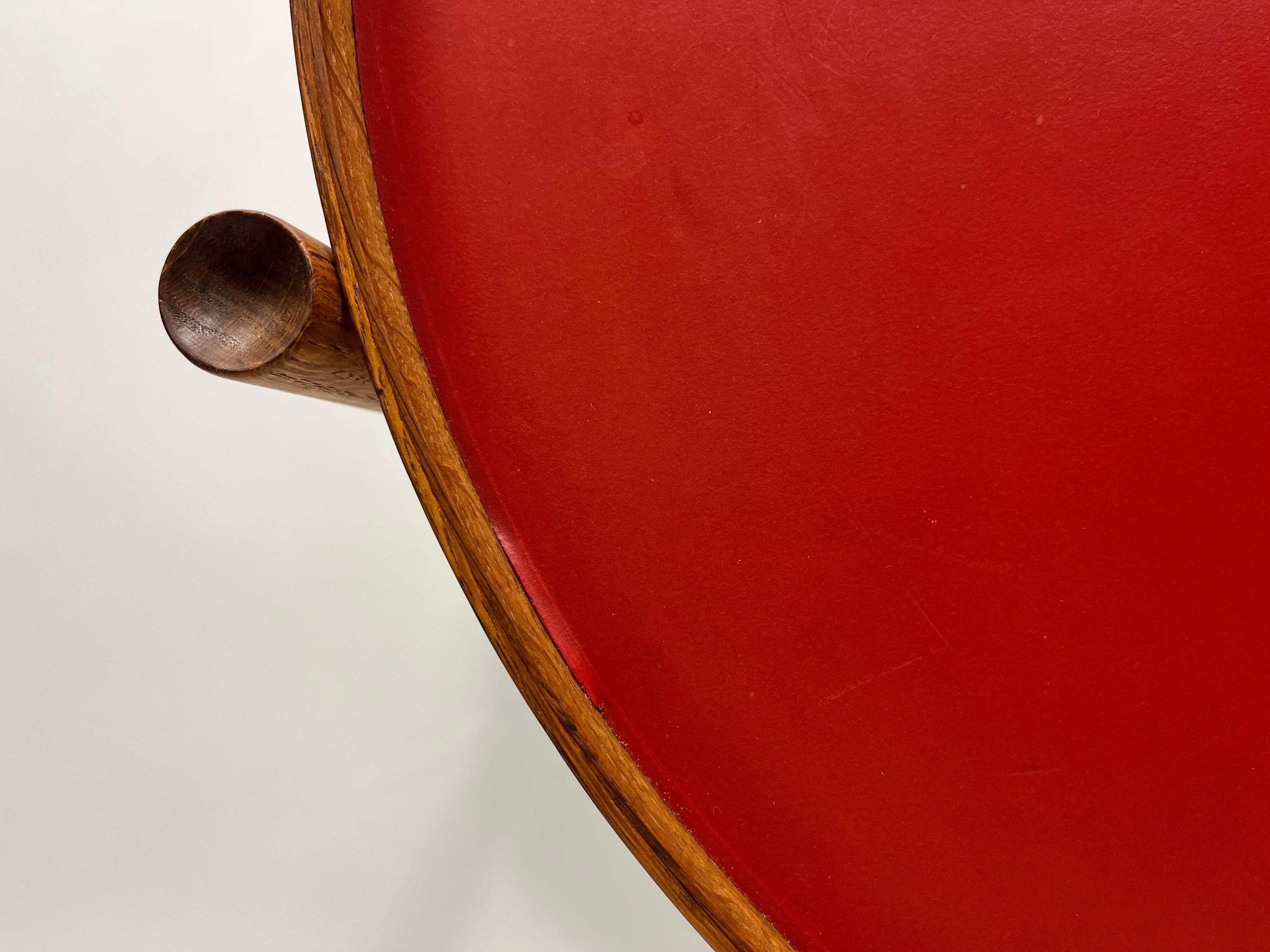 Hans Bolling Bar Cart Torben Orskov Denmark Oak Tray Table 1960s 3
