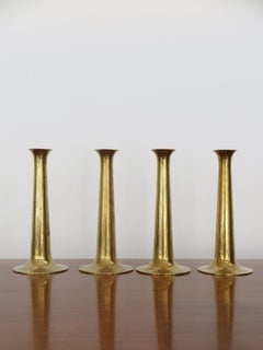 Hans Bolling Candeleros escandinavos de latón de mediados de siglo para Torben Ørskov, años 50