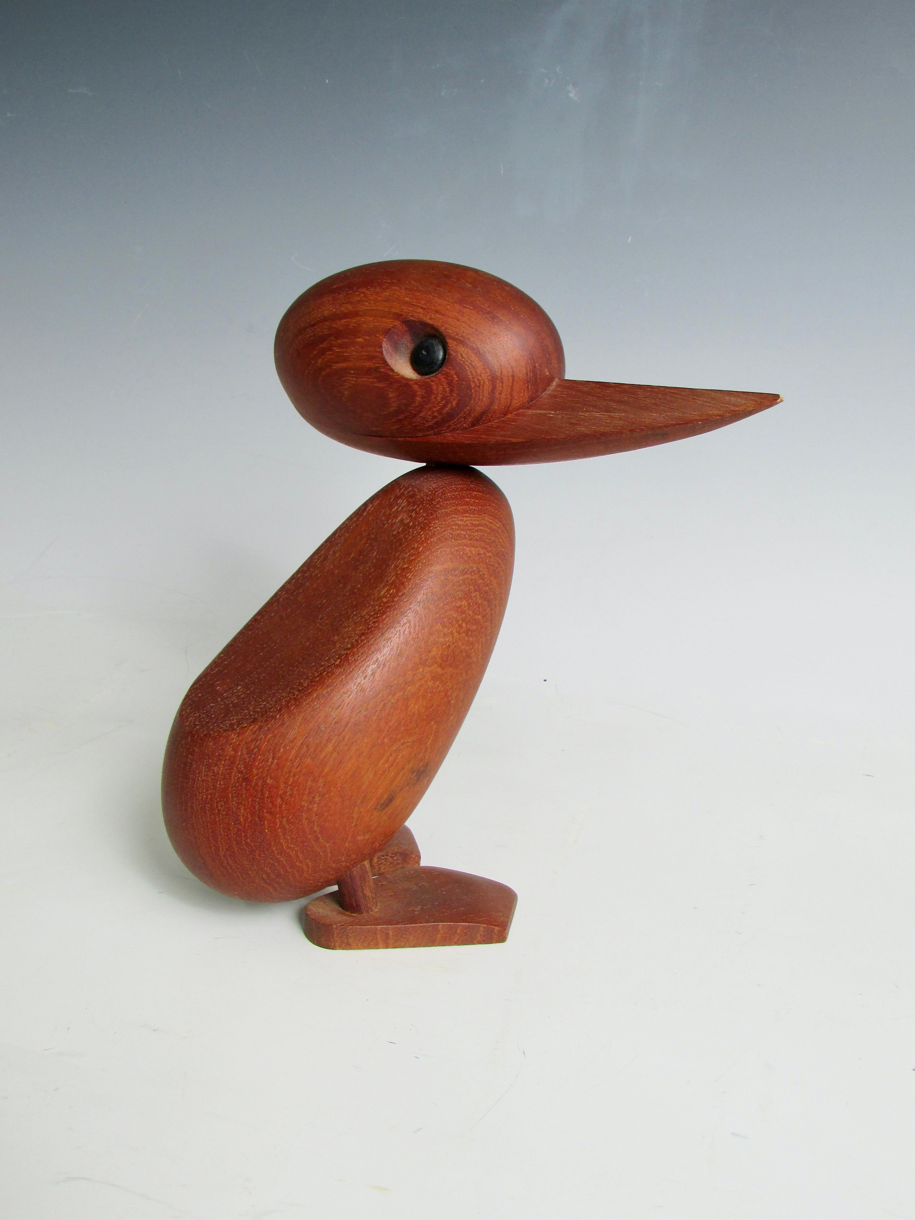 Hans Bolling Torben Orskov large whimsical wood duck sculpture Denmark 3