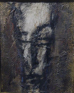 Portrait, 1990 - oil paint, 25x20 cm., framed
