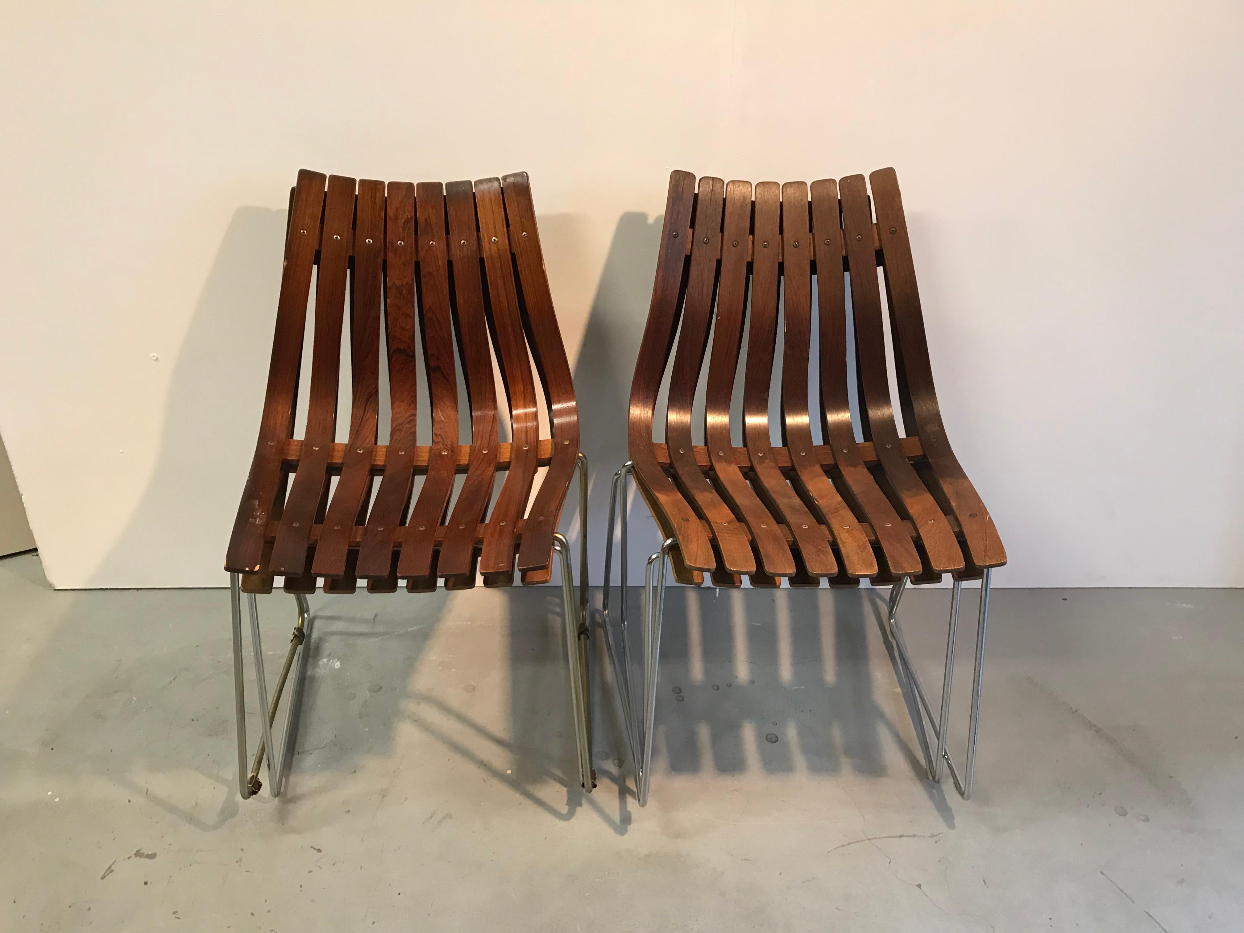 Mid-Century Modern Hans Brattrud Dining Chairs