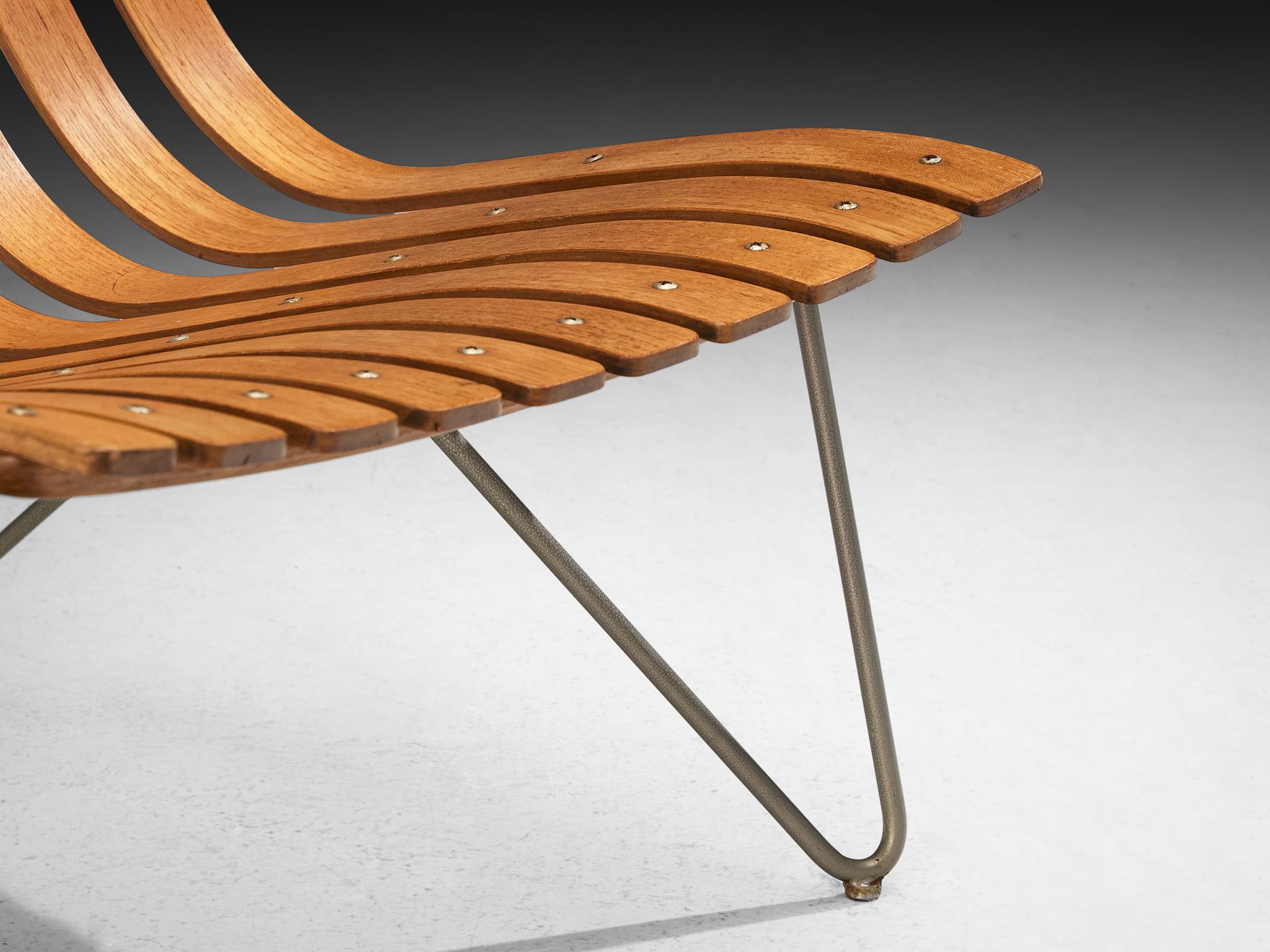 Hans Brattrud for Hove Møbler 'Scandia' Lounge Chair in Teak In Good Condition For Sale In Waalwijk, NL