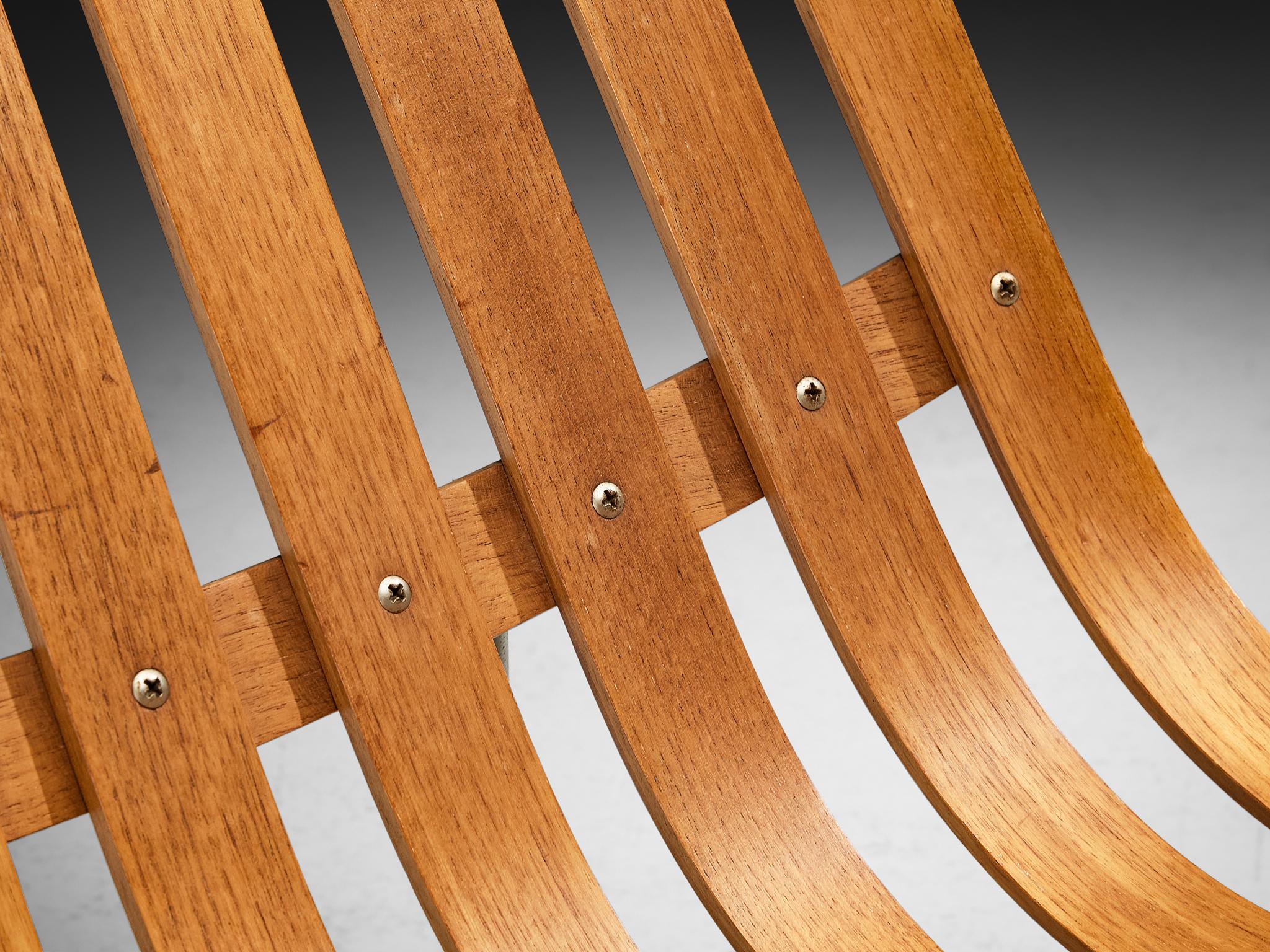 Metal Hans Brattrud for Hove Møbler 'Scandia' Lounge Chair in Teak For Sale