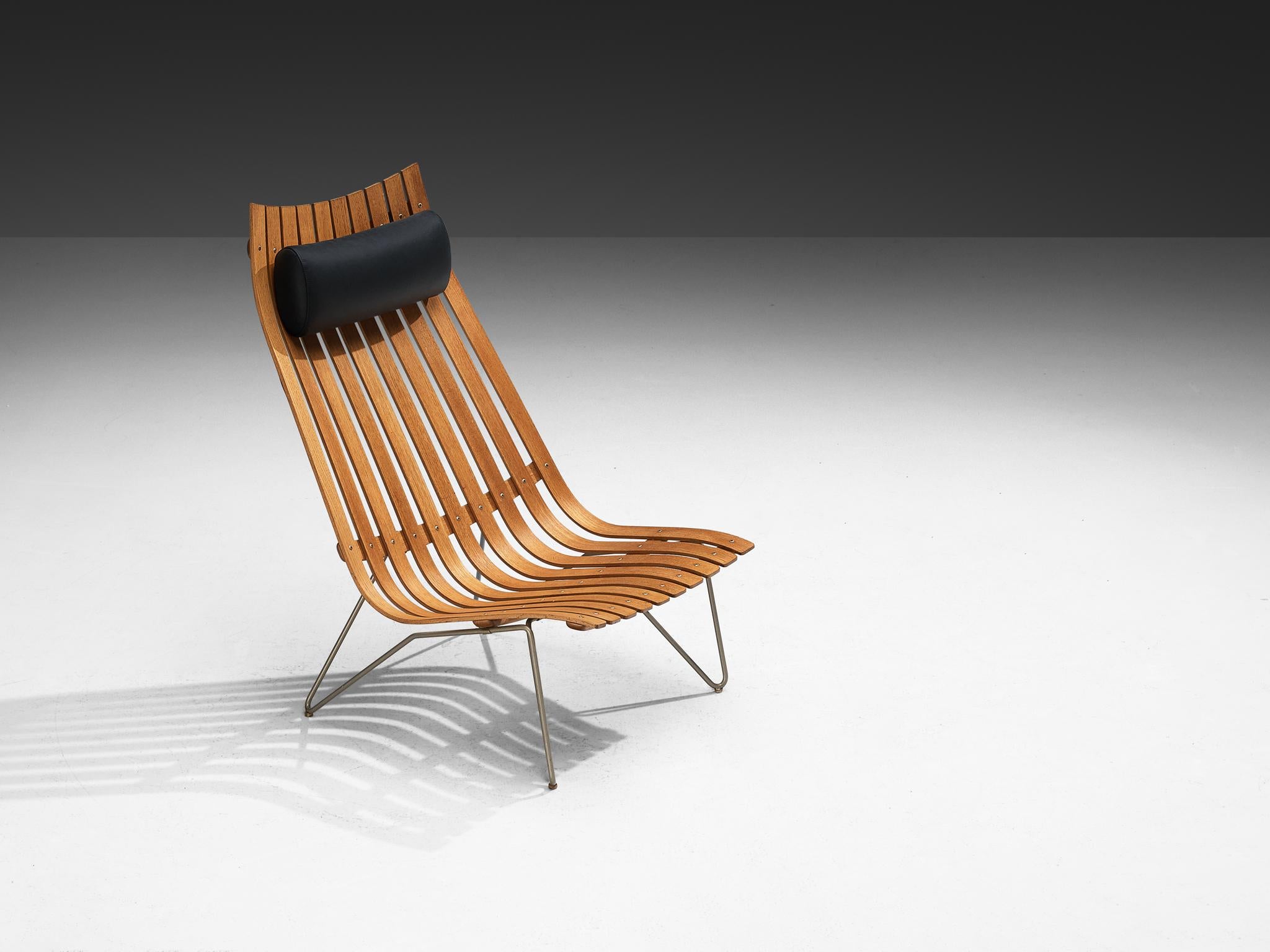 Hans Brattrud for Hove Møbler 'Scandia' Lounge Chair in Teak For Sale 1