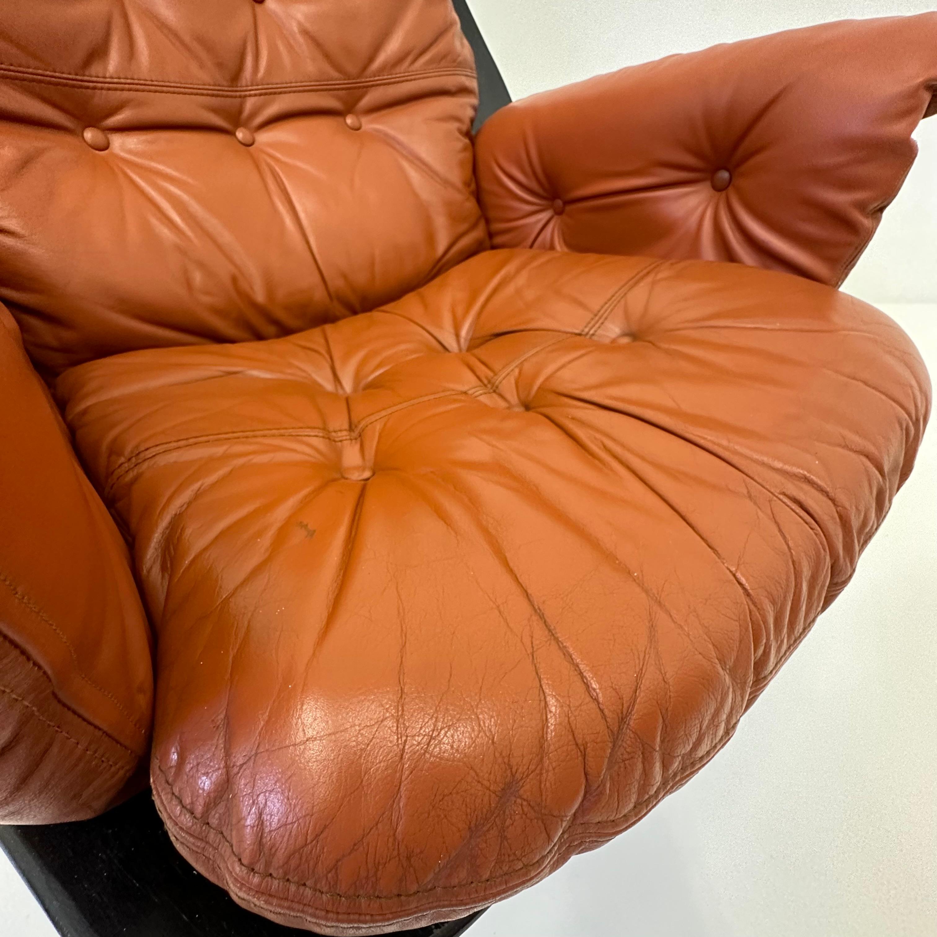 Hans Brattrud for Hove Möbler swivel chair , 1970’s For Sale 5