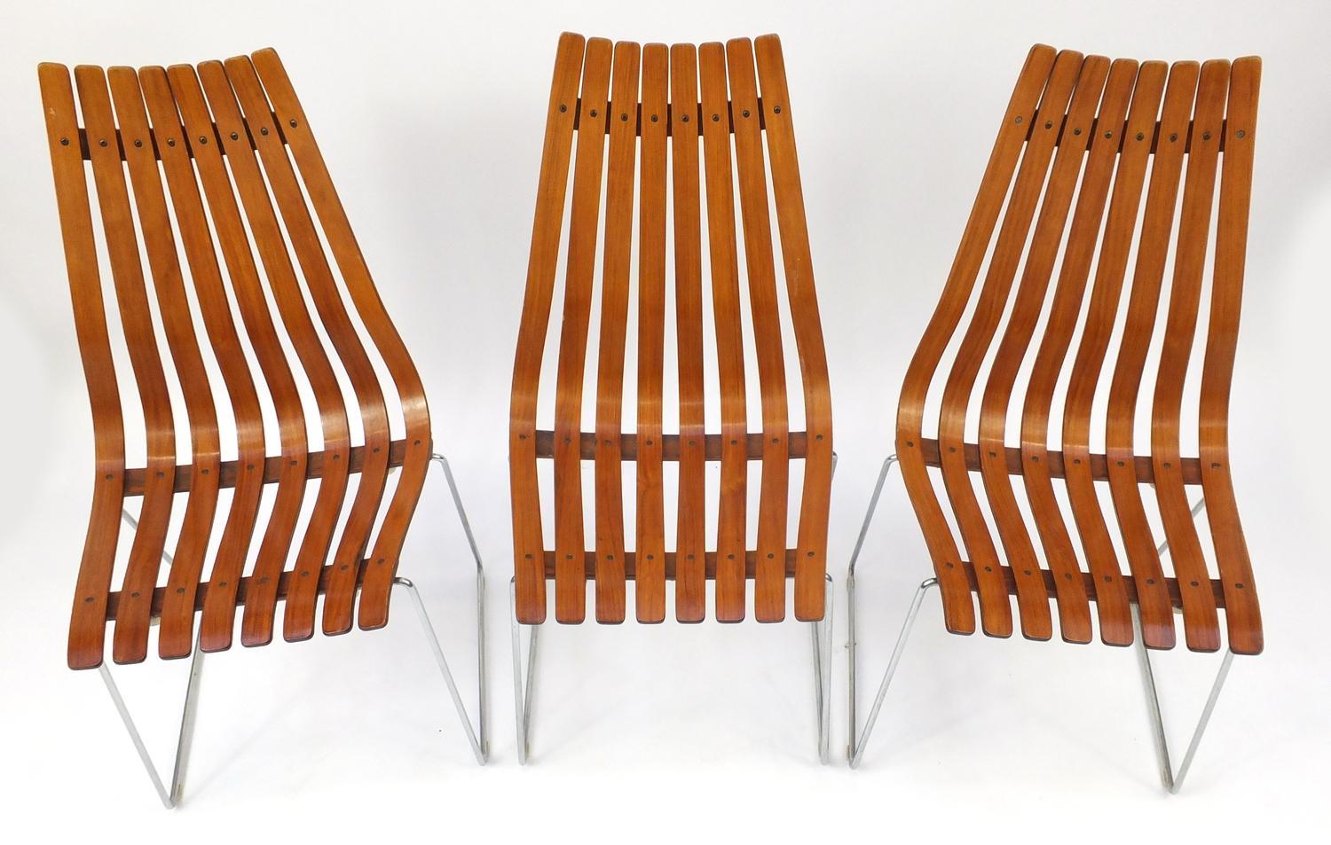 Hans Brattrud Rosewood Dining Table & Six Scandia Chairs, Hove Mobler circa 1965 3