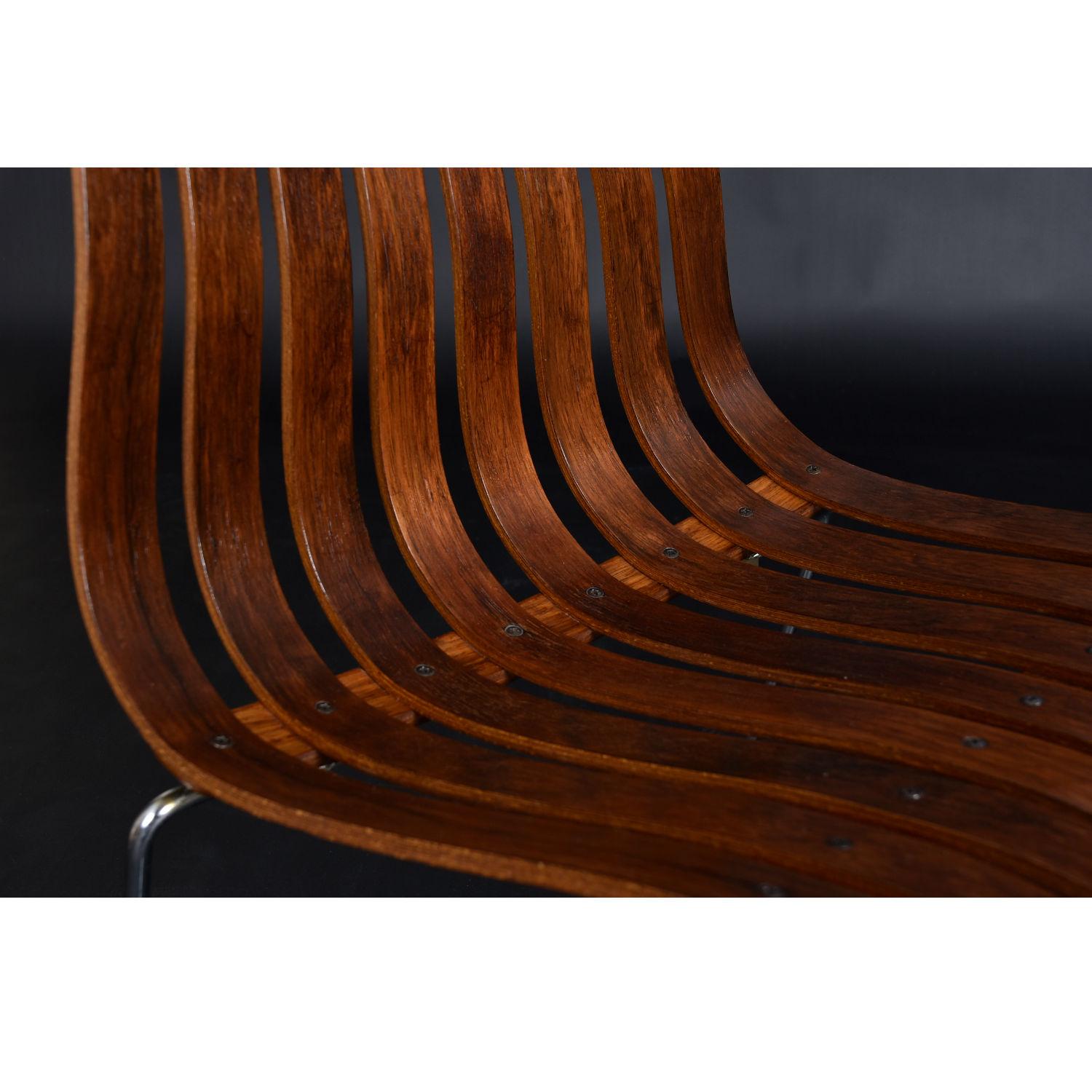 Hans Brattrud Rosewood Scandia Dining Chairs by Hove Mobler of Norway 2
