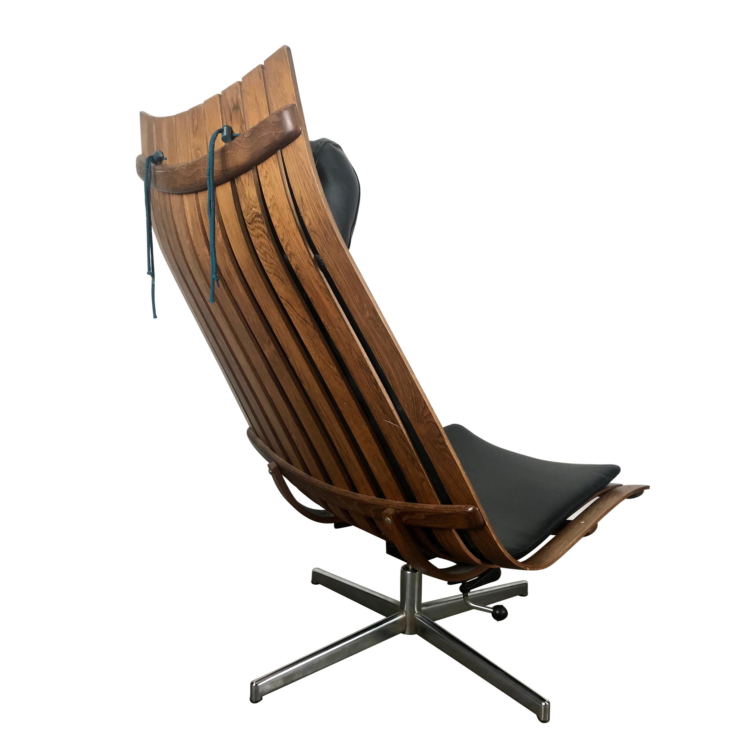 Hans Brattrud Rosewood "Scandia" Lounge Chair for Hove Mobler