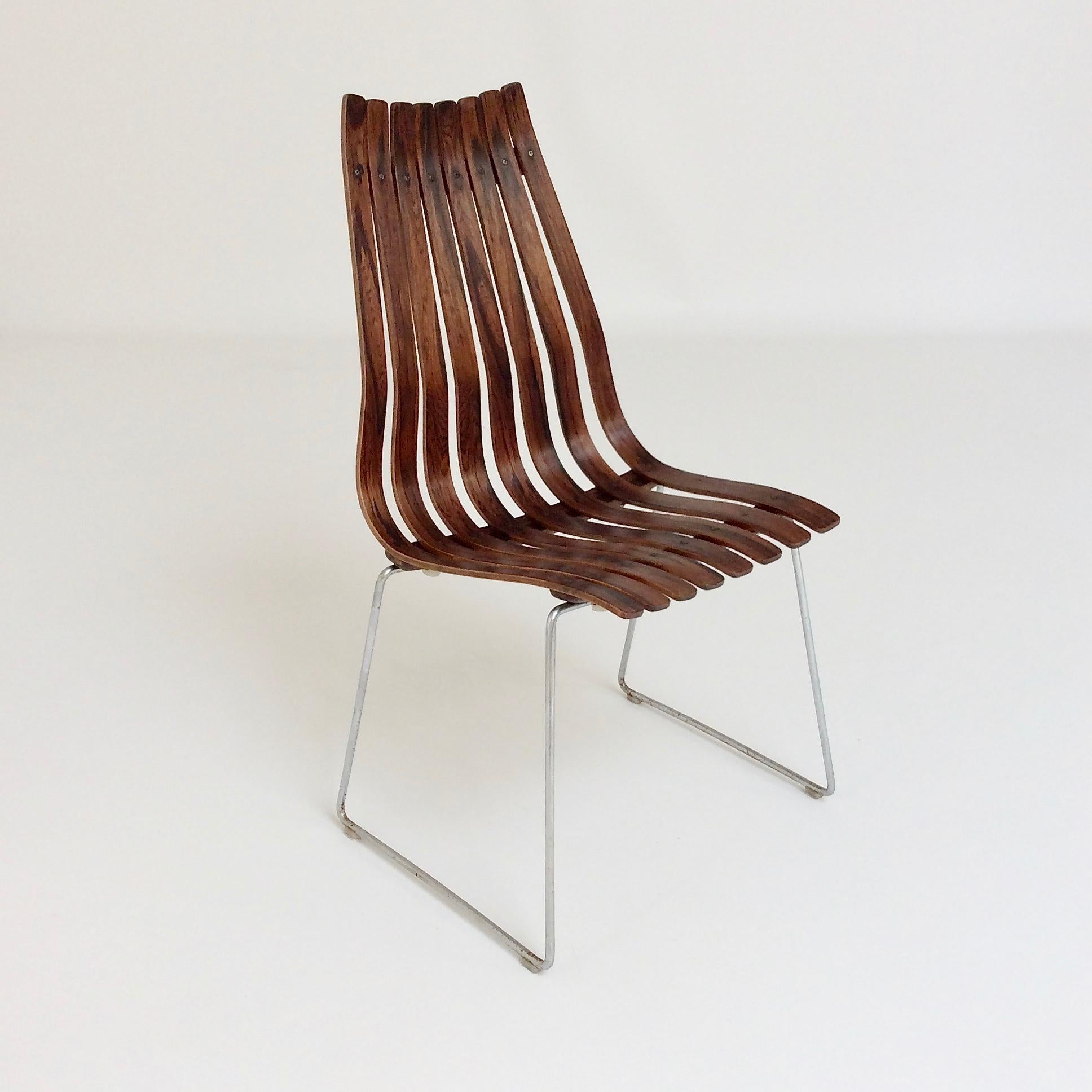 Hans Brattrud Scandia Chair for Hove Mobler, circa 1956, Norway 7