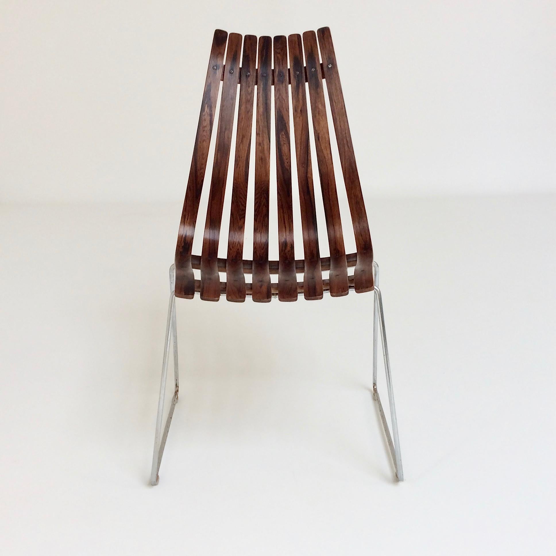 Mid-Century Modern Hans Brattrud Scandia Chair for Hove Mobler, circa 1956, Norway