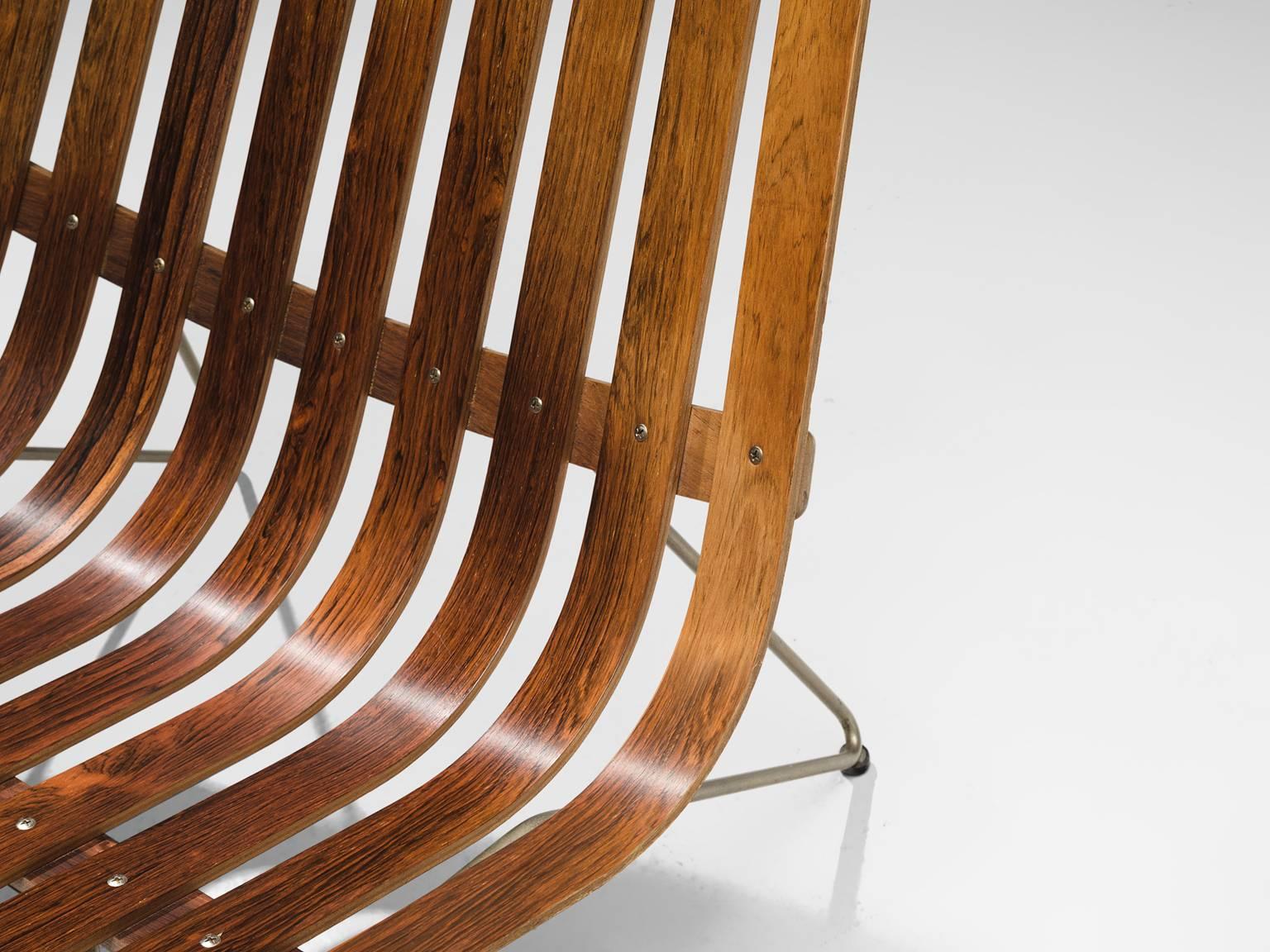 Norwegian Hans Brattrud 'Scandia' Chairs in Rosewood