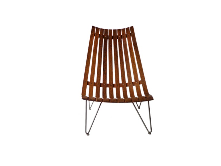 Norwegian Hans Brattrud ‘Scandia’ Lounge Chair by Hove Møbler, Scandinavian design 1957