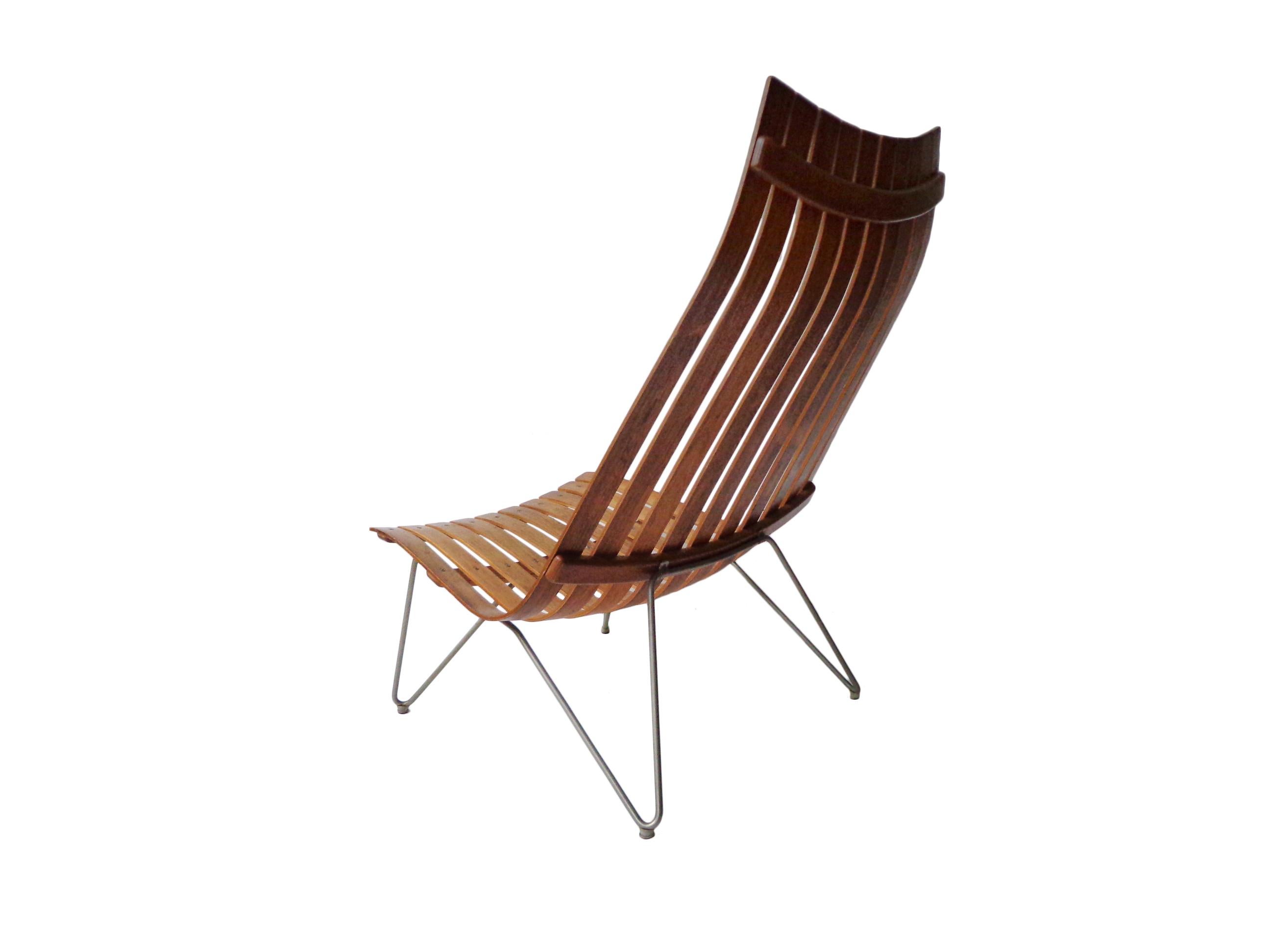 Scandinavian Modern Hans Brattrud ‘Scandia’ Lounge Chair by Hove Møbler, Scandinavian design 1957 For Sale