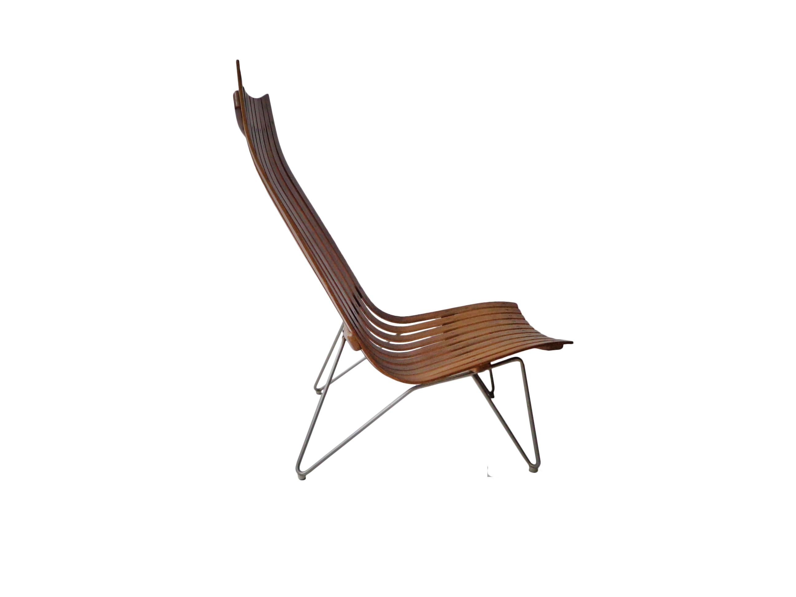 Mid-20th Century Hans Brattrud ‘Scandia’ Lounge Chair by Hove Møbler, Scandinavian design 1957 For Sale