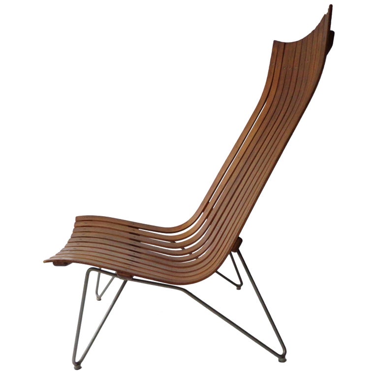 Hans Brattrud ‘Scandia’ Lounge Chair by Hove Møbler, Scandinavian design 1957 For Sale