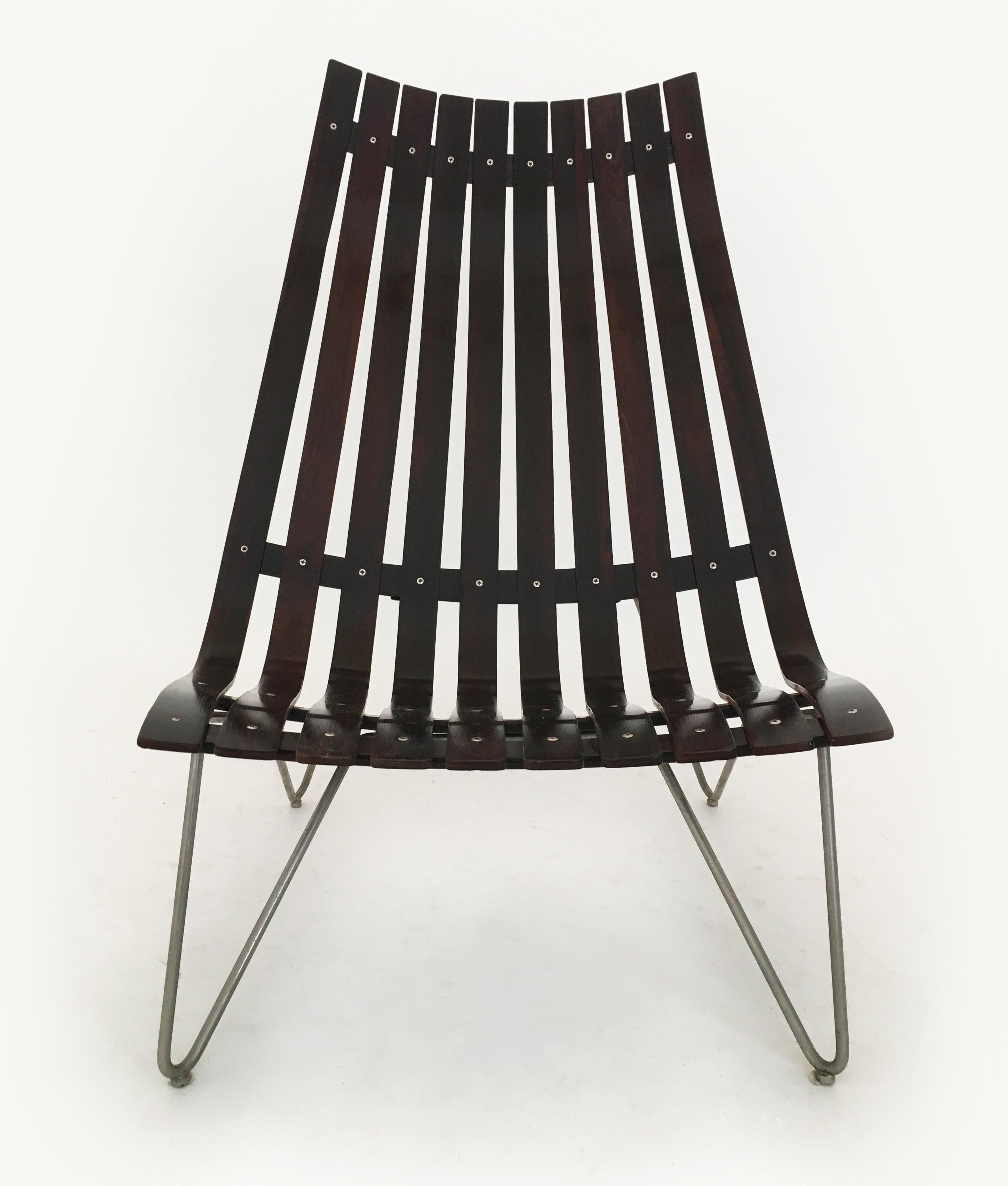 Hans Brattrud Lounge Chair Model 'Scandia' by Hove Mobler, Norway 1950s For Sale 5